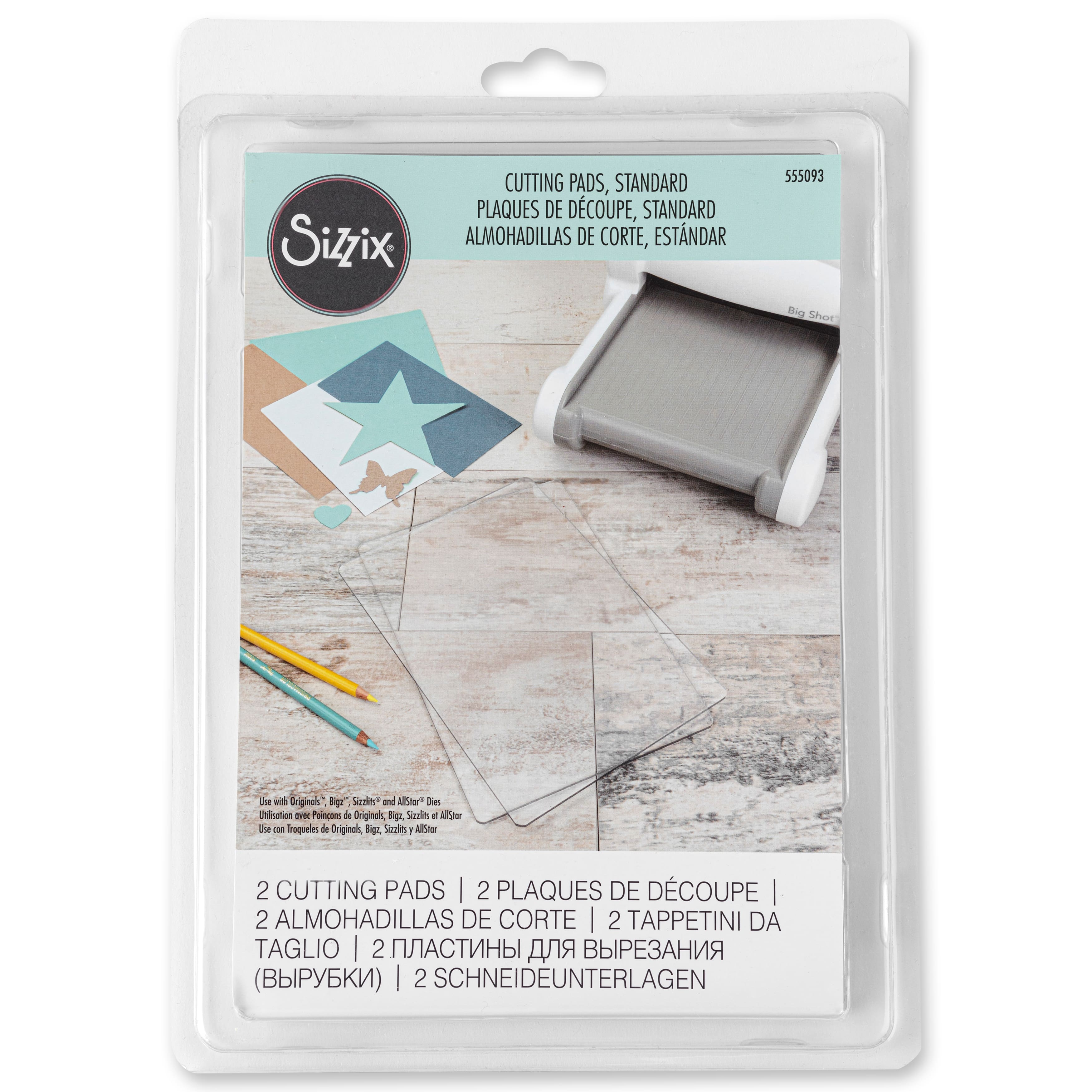 6 Packs: 2 ct. (12 total) Sizzix&#xAE; Standard Cutting Pads