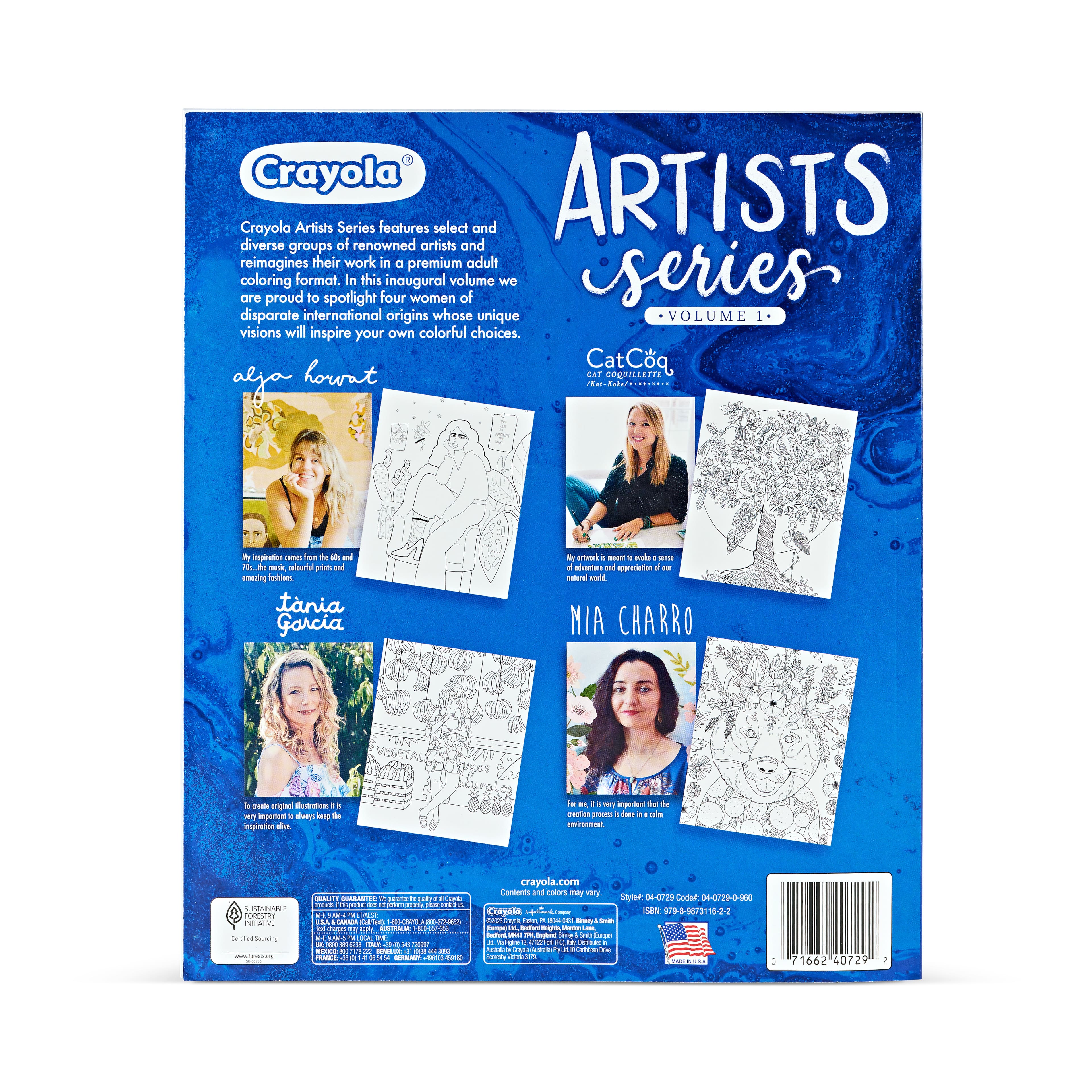 Crayola&#xAE; Artist Series Volume 1 Coloring Book