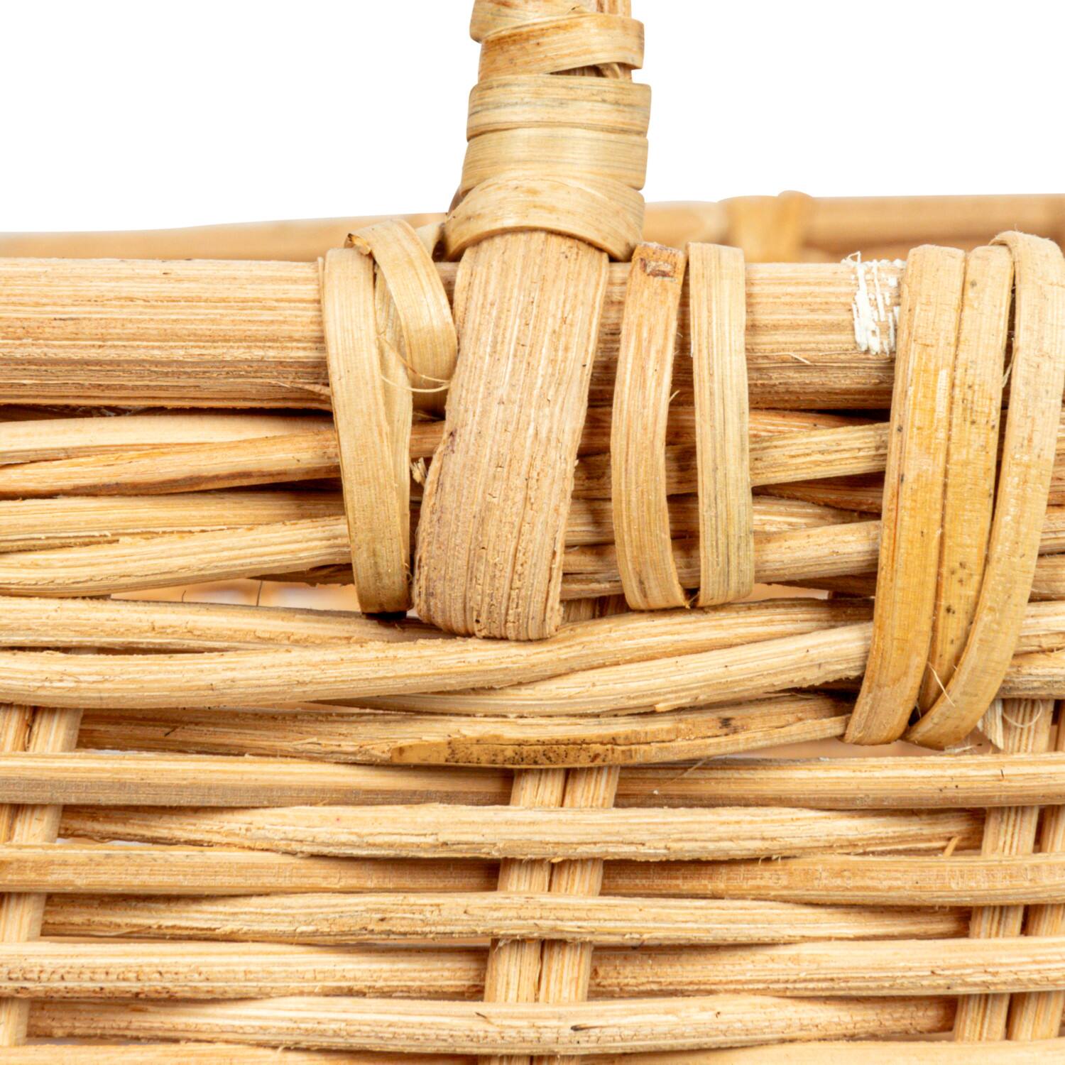 Hello Honey® Natural Square Rattan Basket Set with Handles