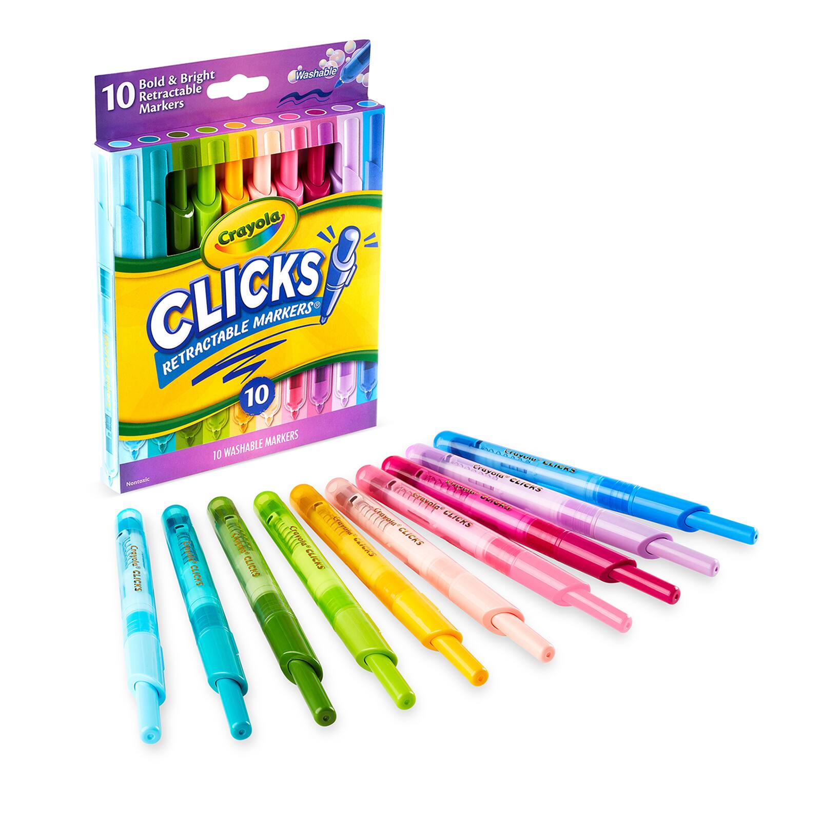 Crayola&#xAE; Washable CLICKS Bold/Brignt Retractable Markers