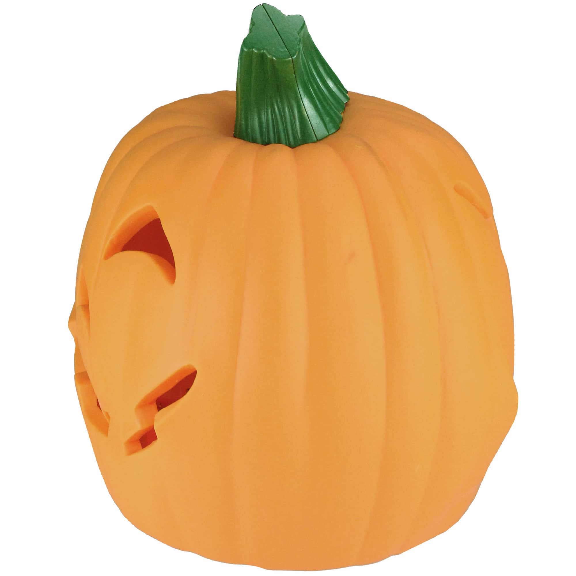 9.75&#x22; Orange Animated Double-Sided Pumpkin Halloween D&#xE9;cor