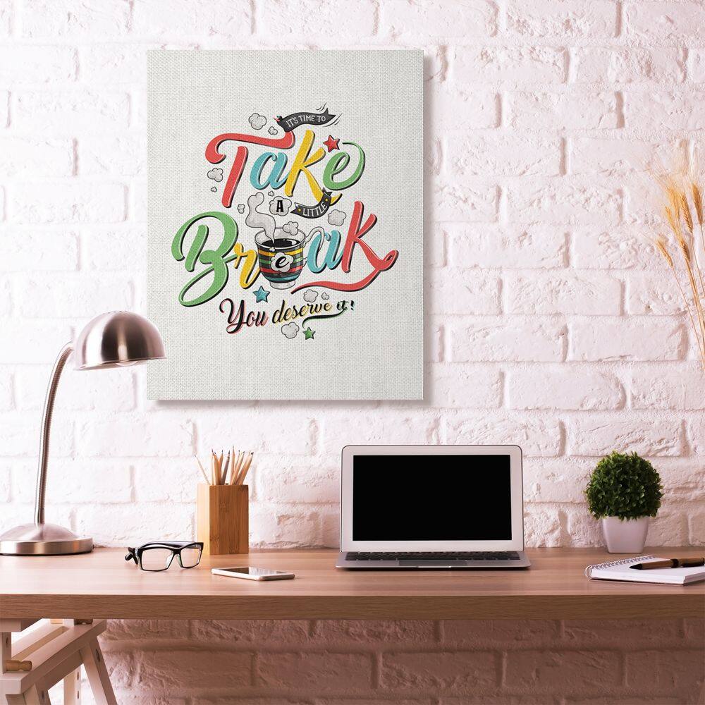 Stupell Industries Take A Break Comic Book Wall Accent