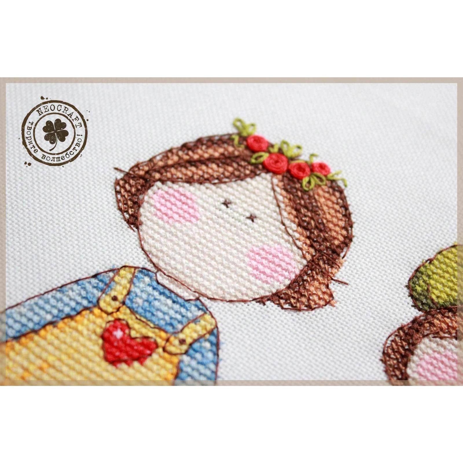 Neocraft Twin Cross Stitch Kit