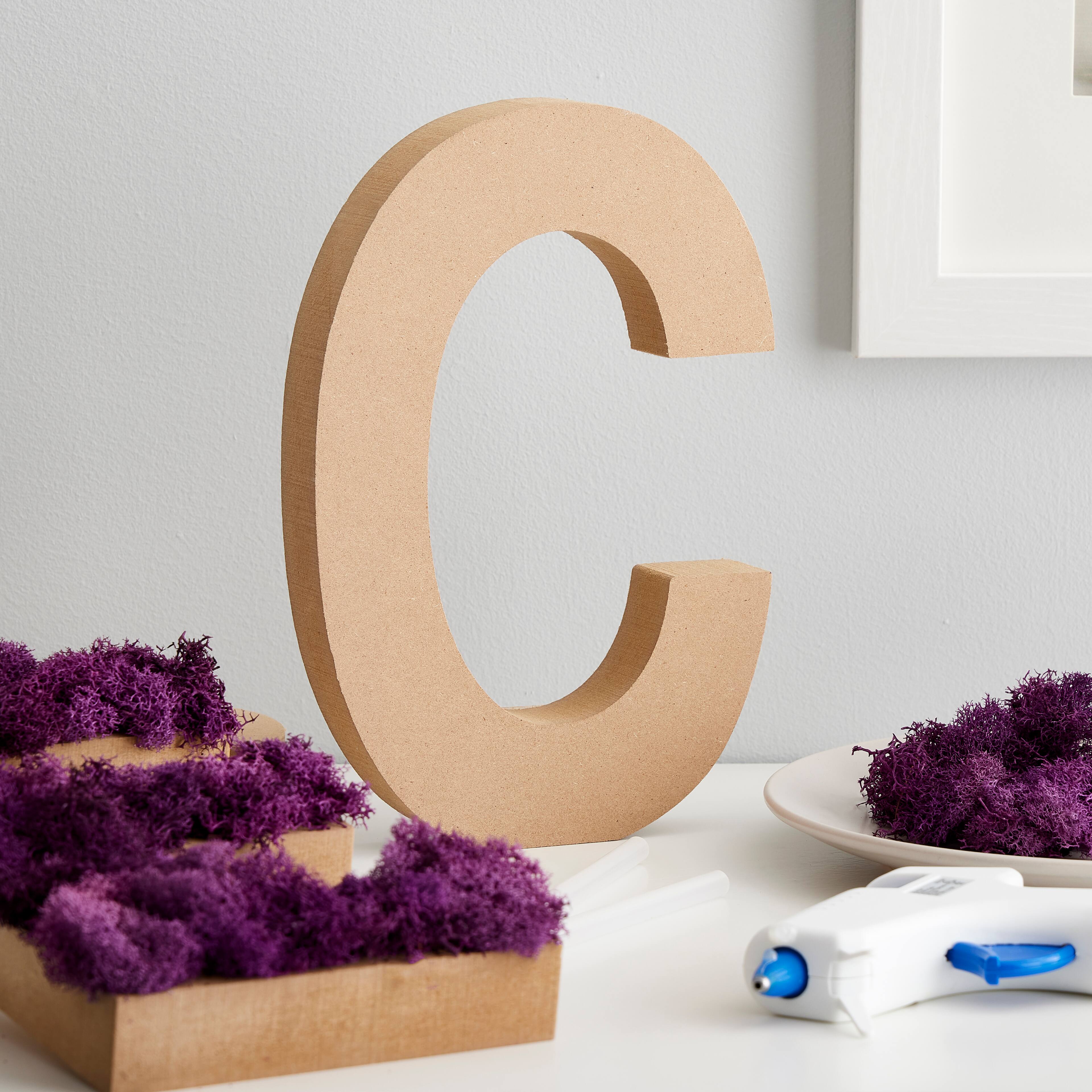 6 Pack: 8&#x22; MDF Block Letter by Make Market&#xAE;