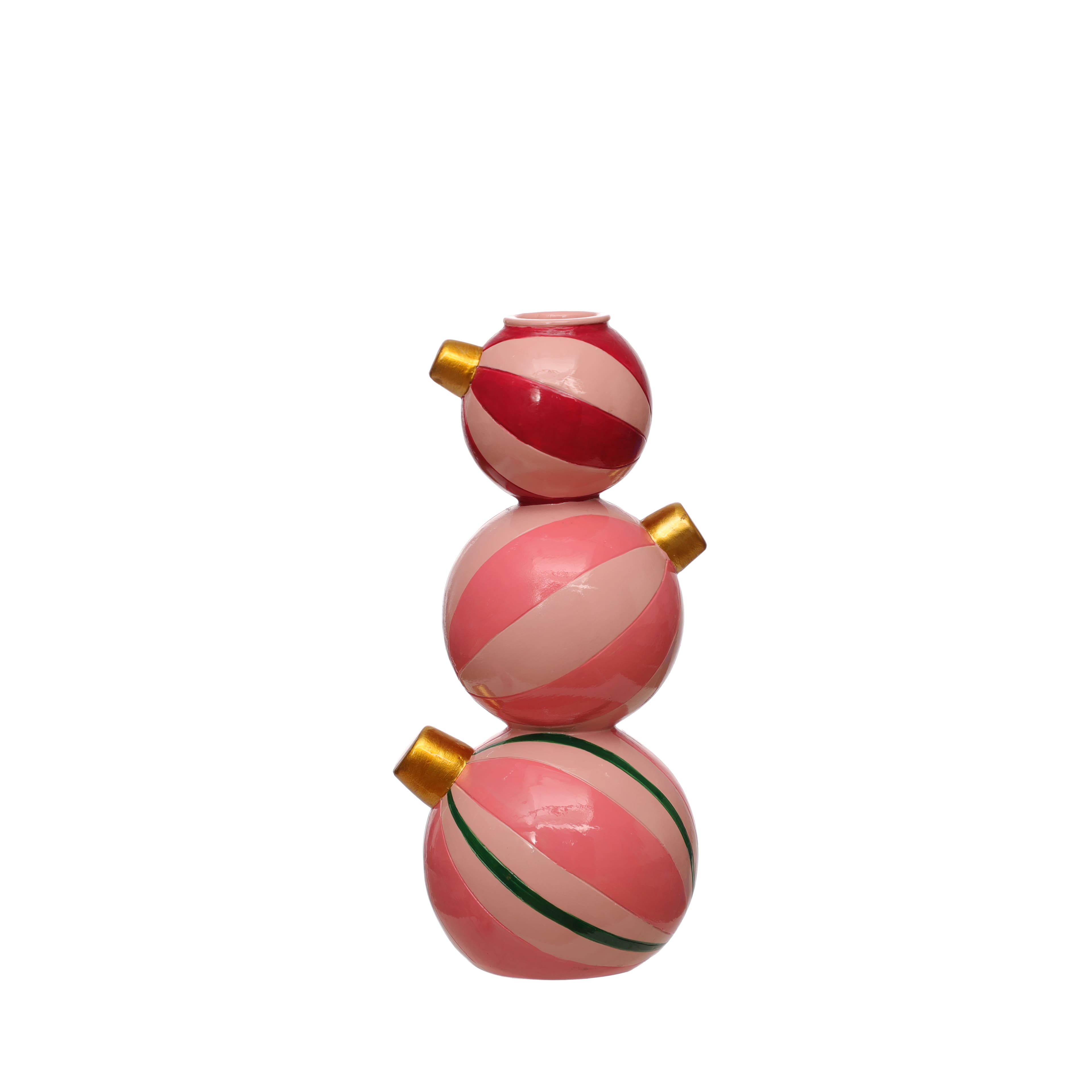 8&#x22; Ball Ornament Stack Candle Holder by Ashland&#xAE;
