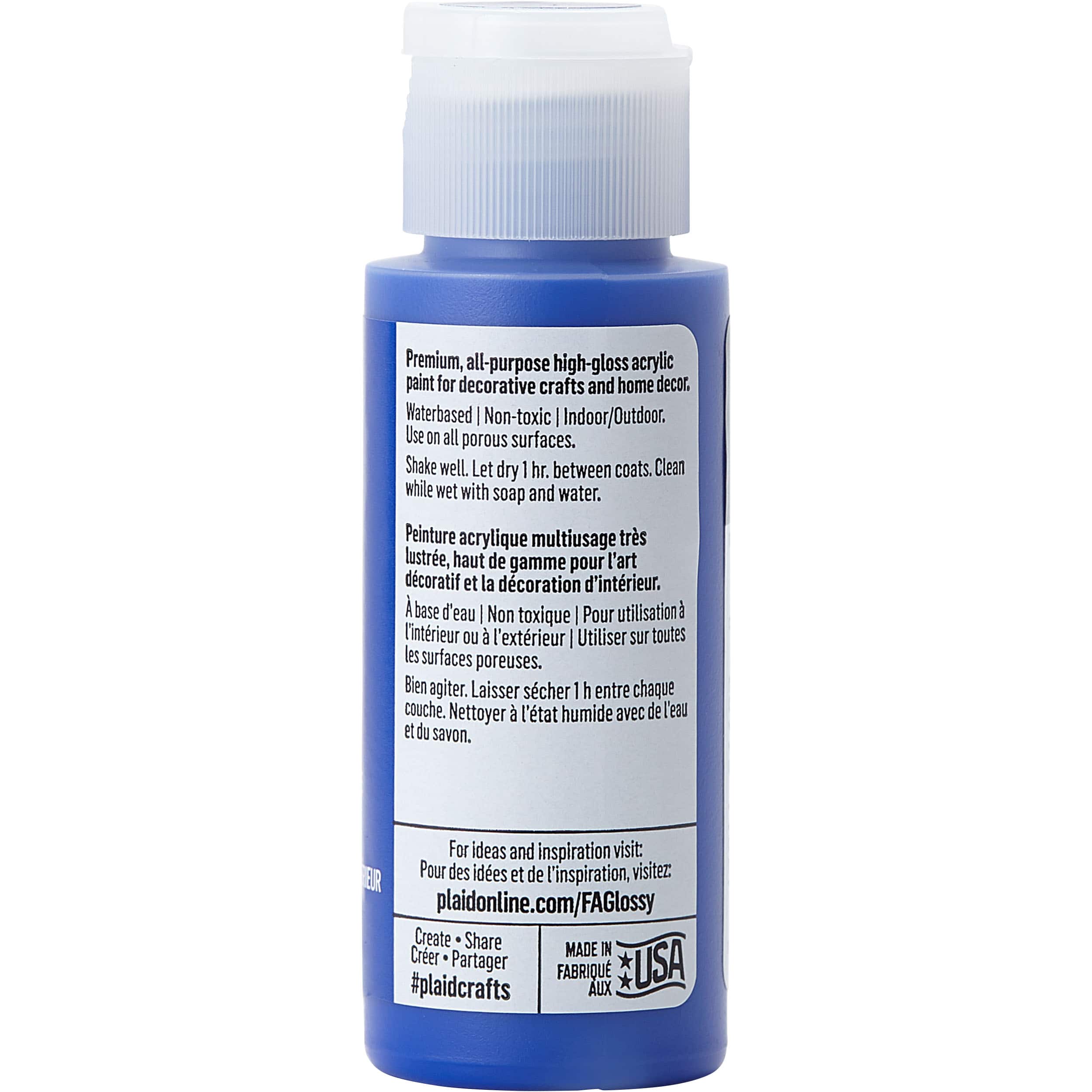 12 Pack: FolkArt® Glossy™ High-Gloss Acrylic Paint