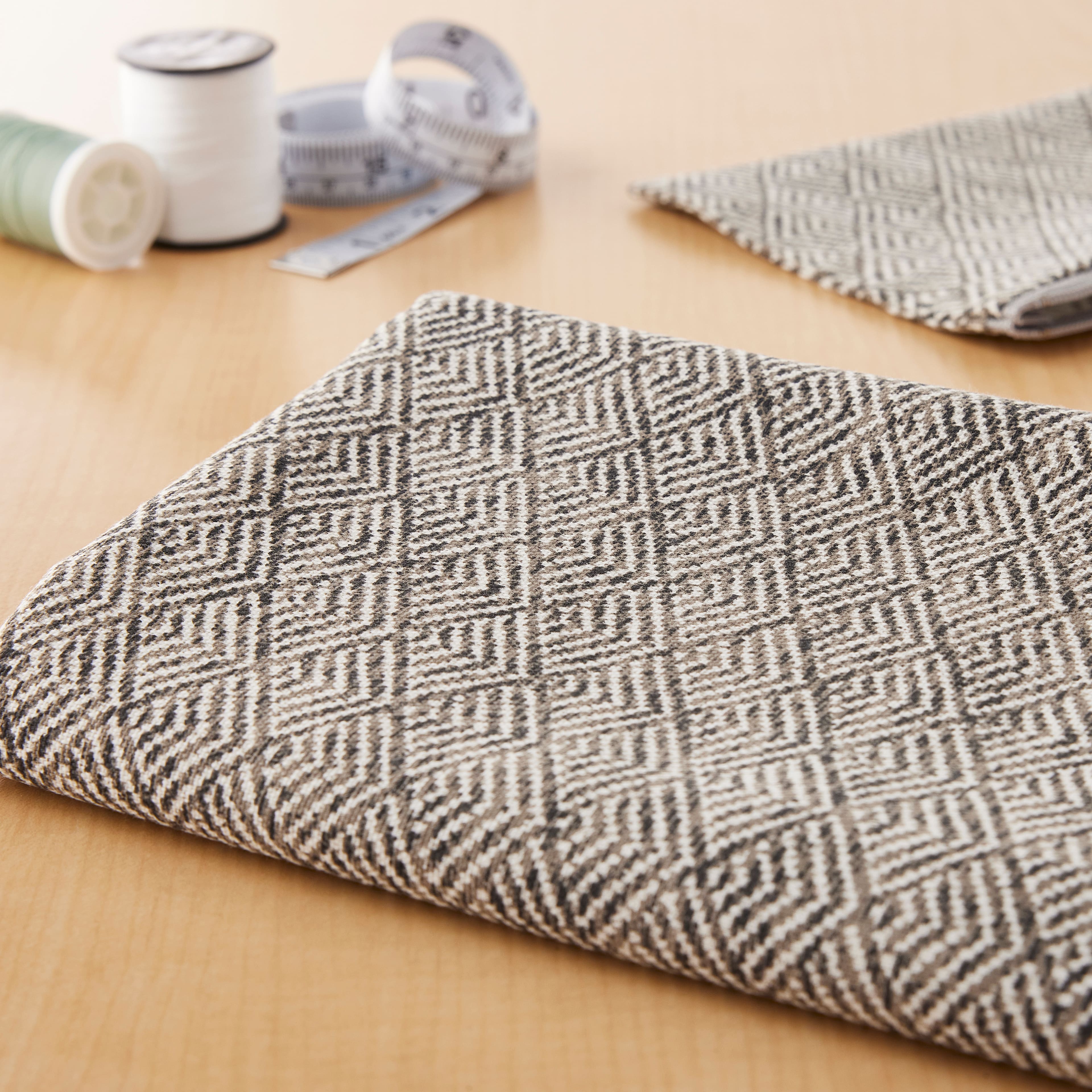 Richloom Thalia Graphite Cotton Home D&#xE9;cor Fabric