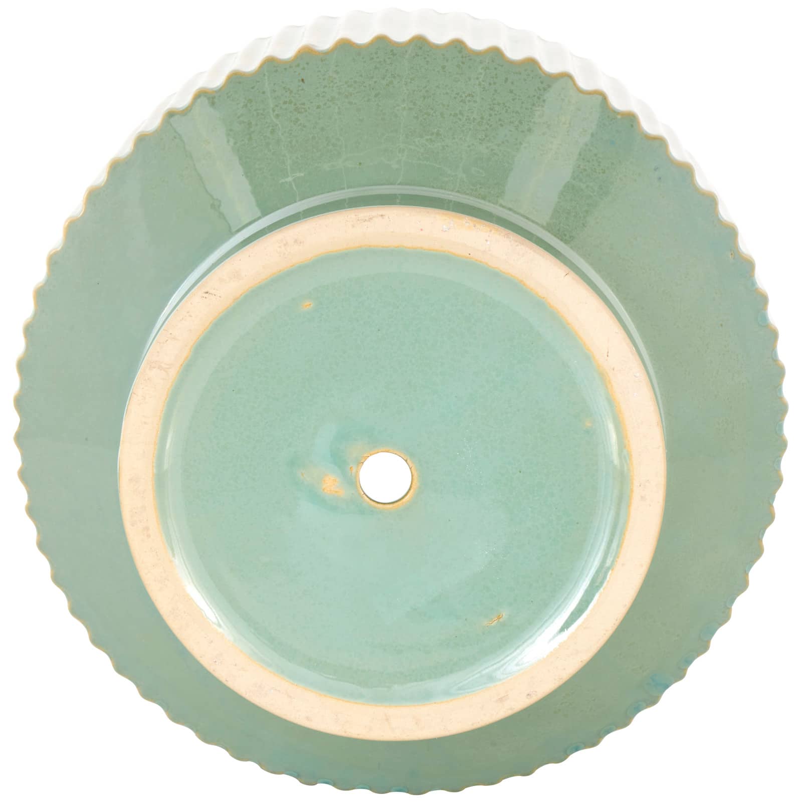 Linear Grooves Wide Ceramic Planter Set