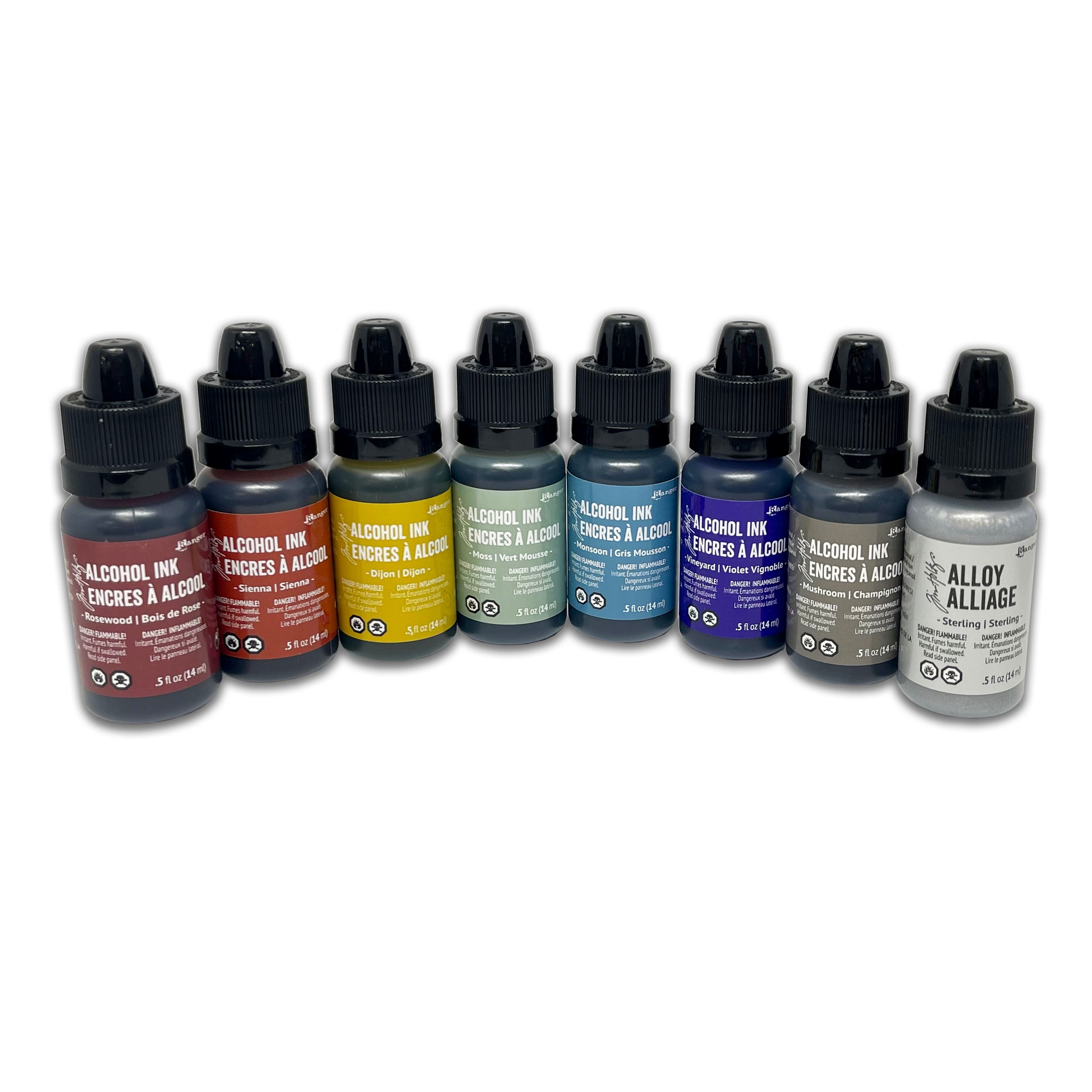 Tim Holtz&#xAE; Earthtones 8 Color Alcohol Ink Set