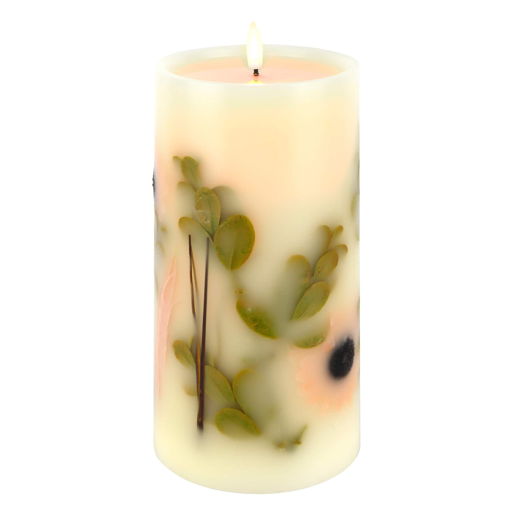 4&#x22; x 8&#x22; Sunflower LED Pillar Candle by Ashland&#xAE;