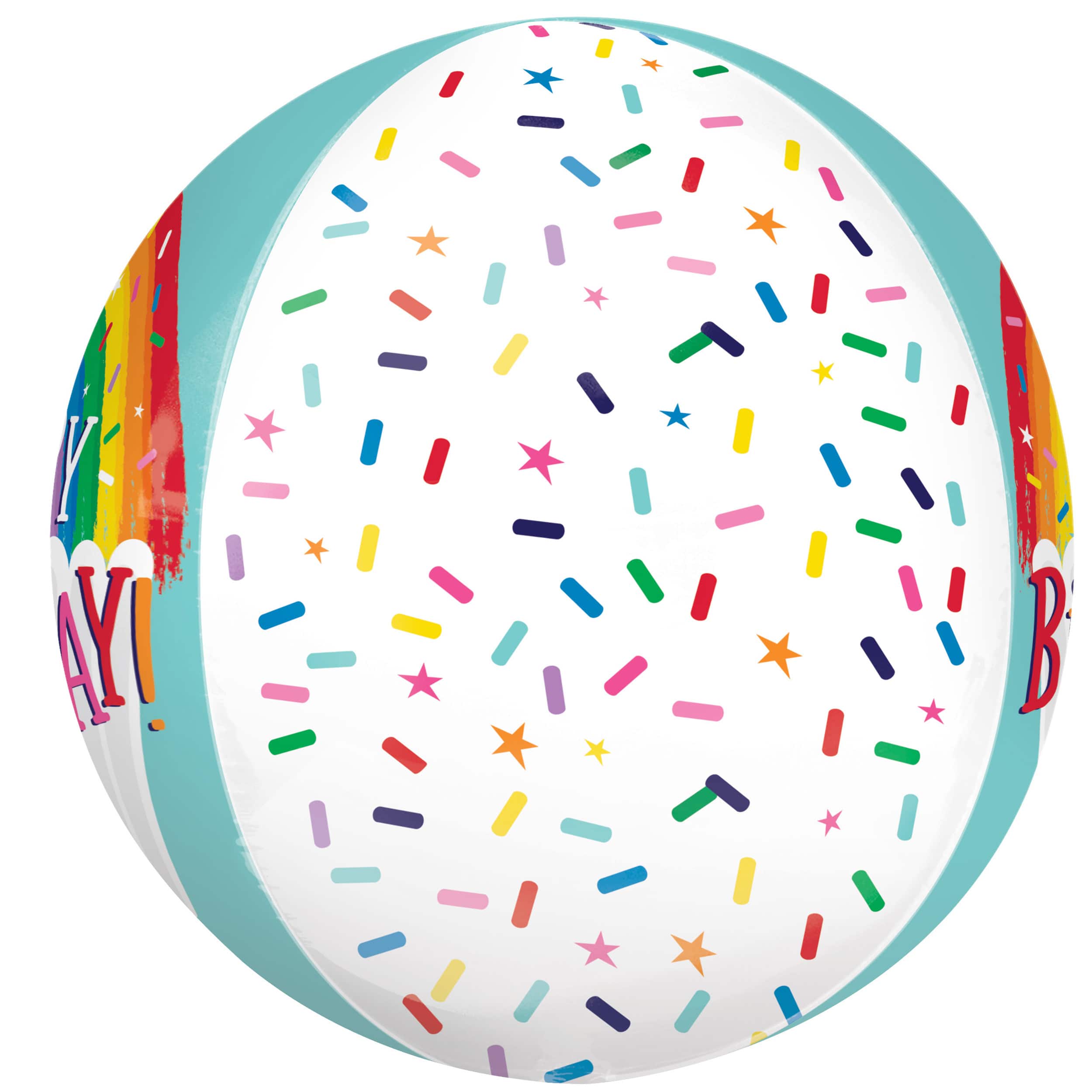 Orbz&#xAE; XL&#x2122; Rainbow Sprinkles Birthday Foil Balloon