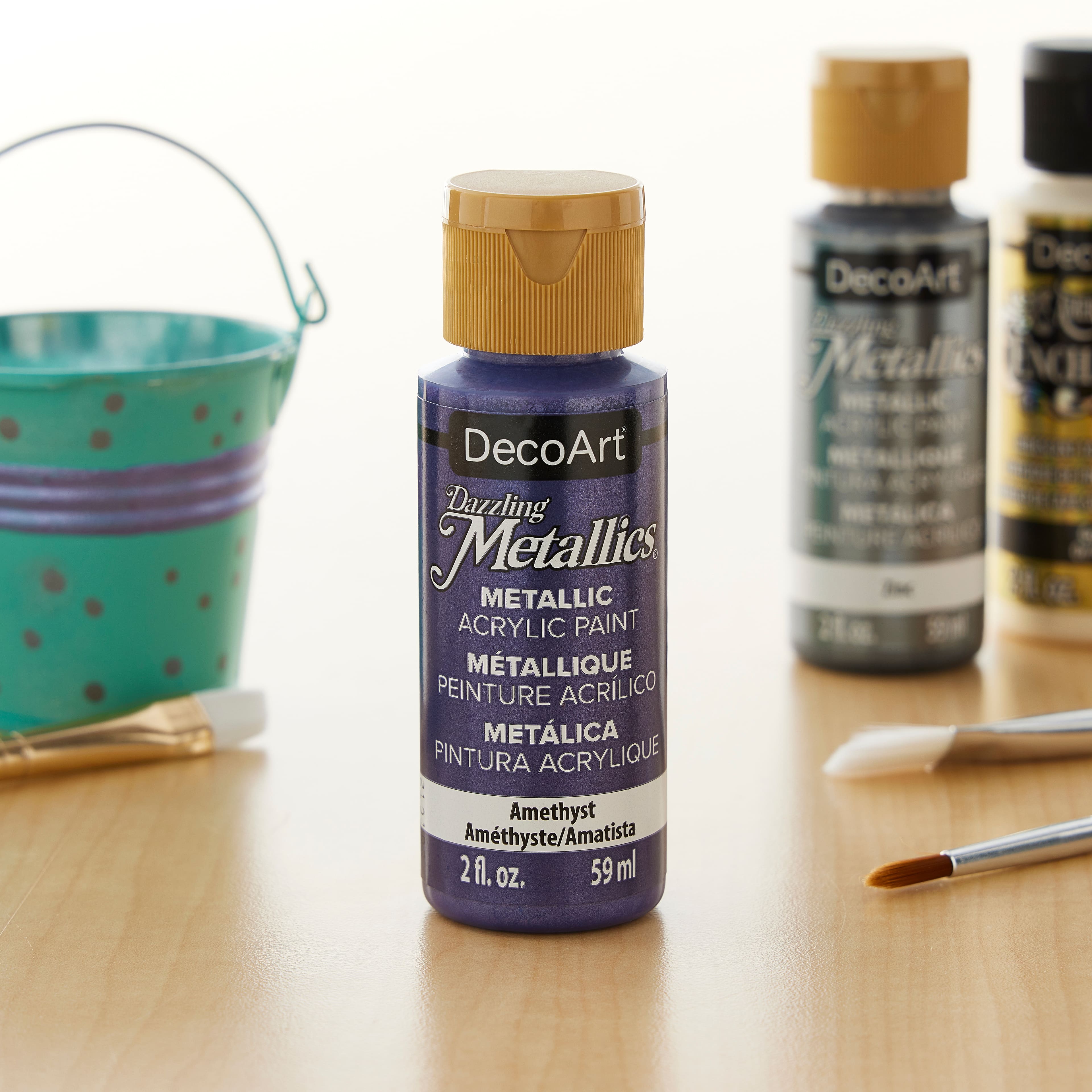 12 Pack: DecoArt® Dazzling Metallics® Paint, 2oz.