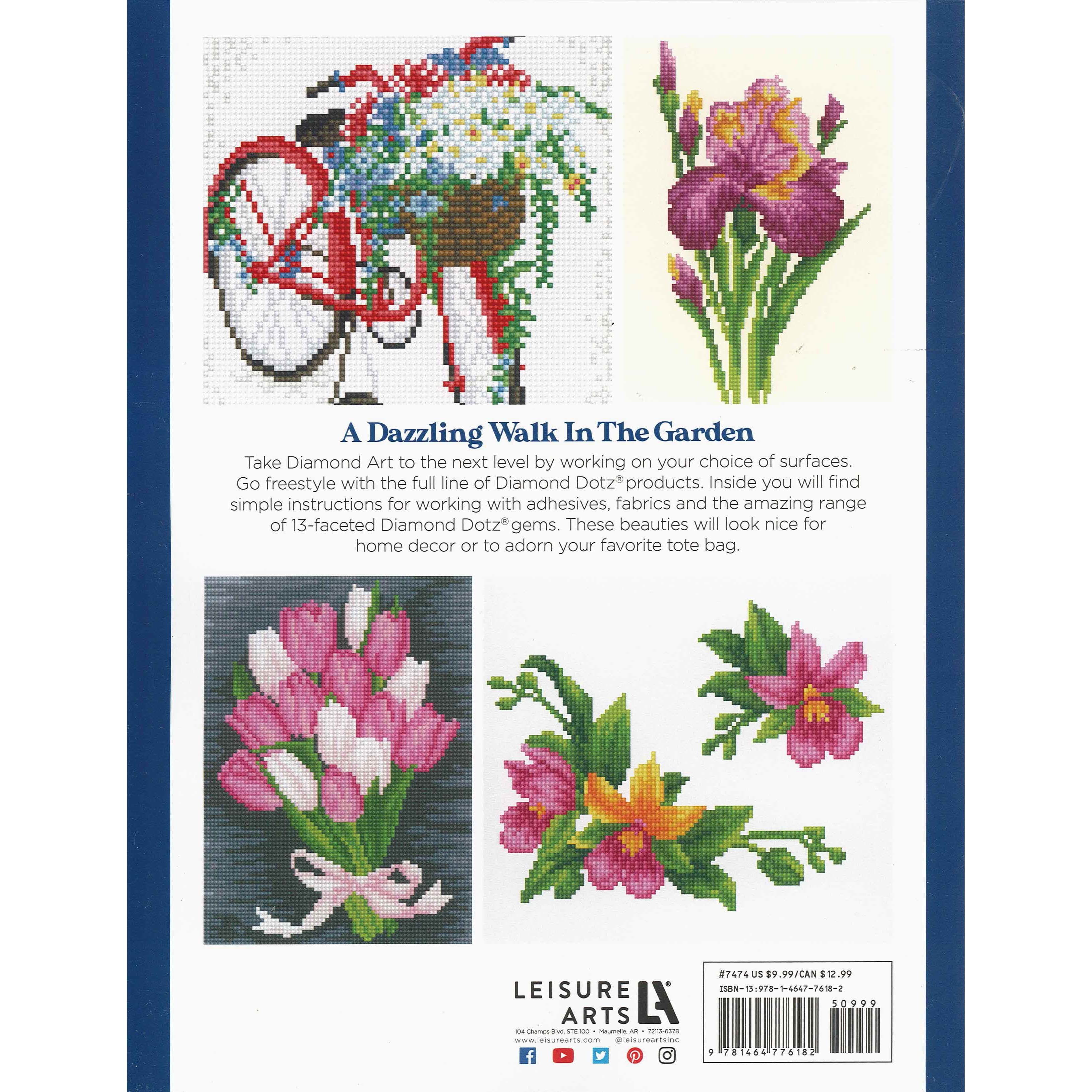 Diamond Art Flowers Painting Charts &#x26; Idea Book