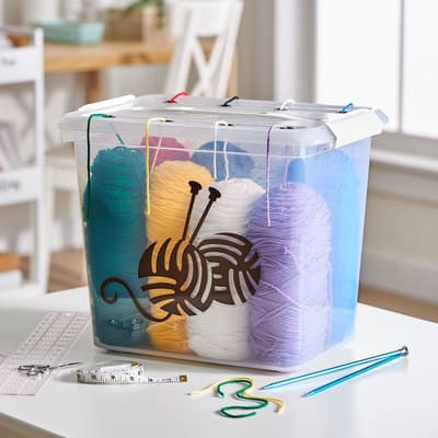 Functional Yarn Storage Container, Projects