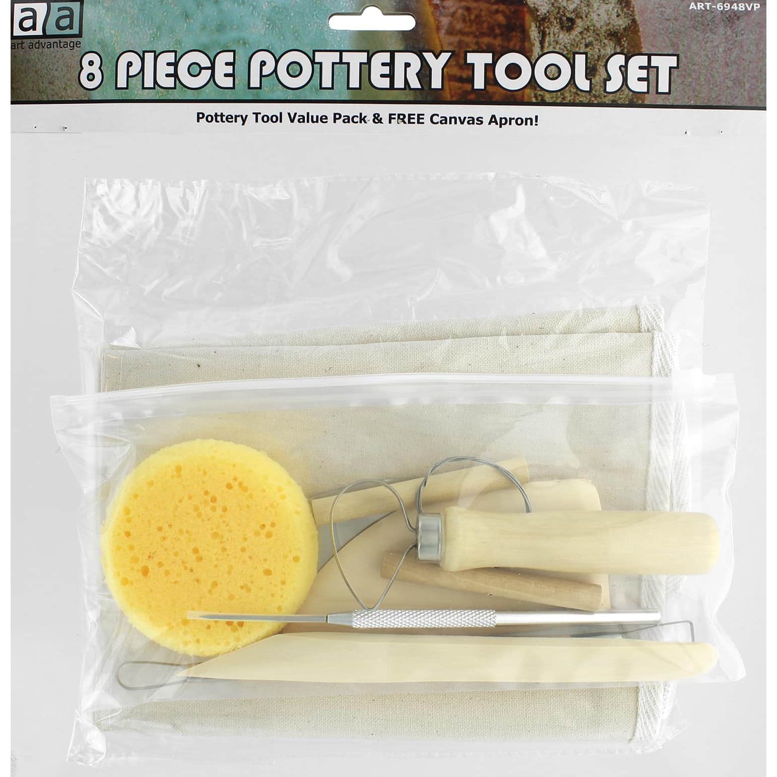 Art Advantage® 8 Piece Pottery Tool Kit