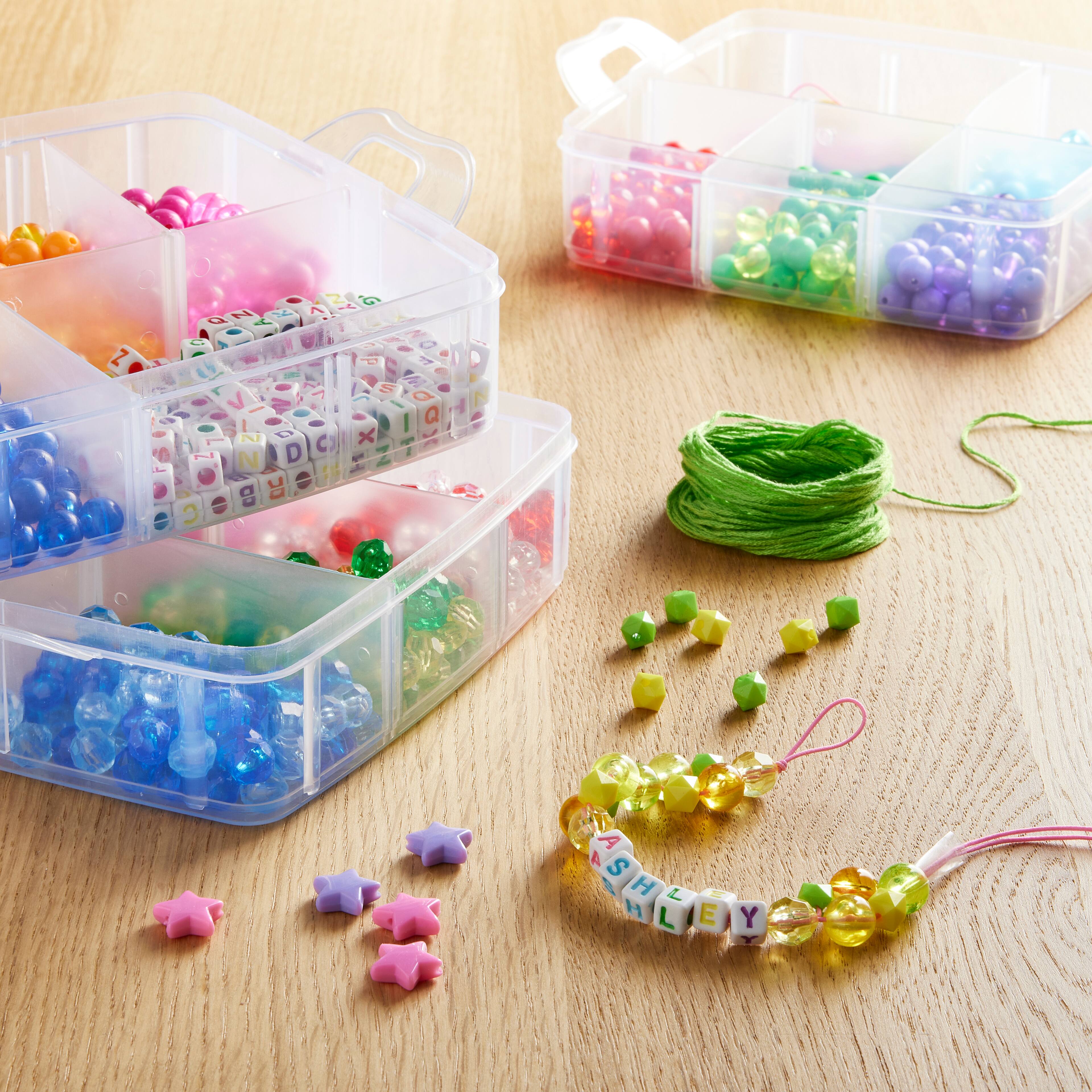 8 Pack: Rainbow Bead Kit Box by Creatology™
