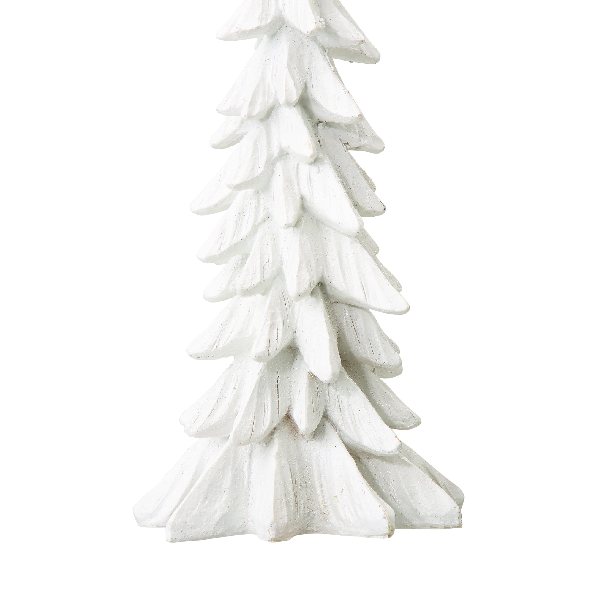 Glitzhome® 14.75" White Christmas Tree Table Décor