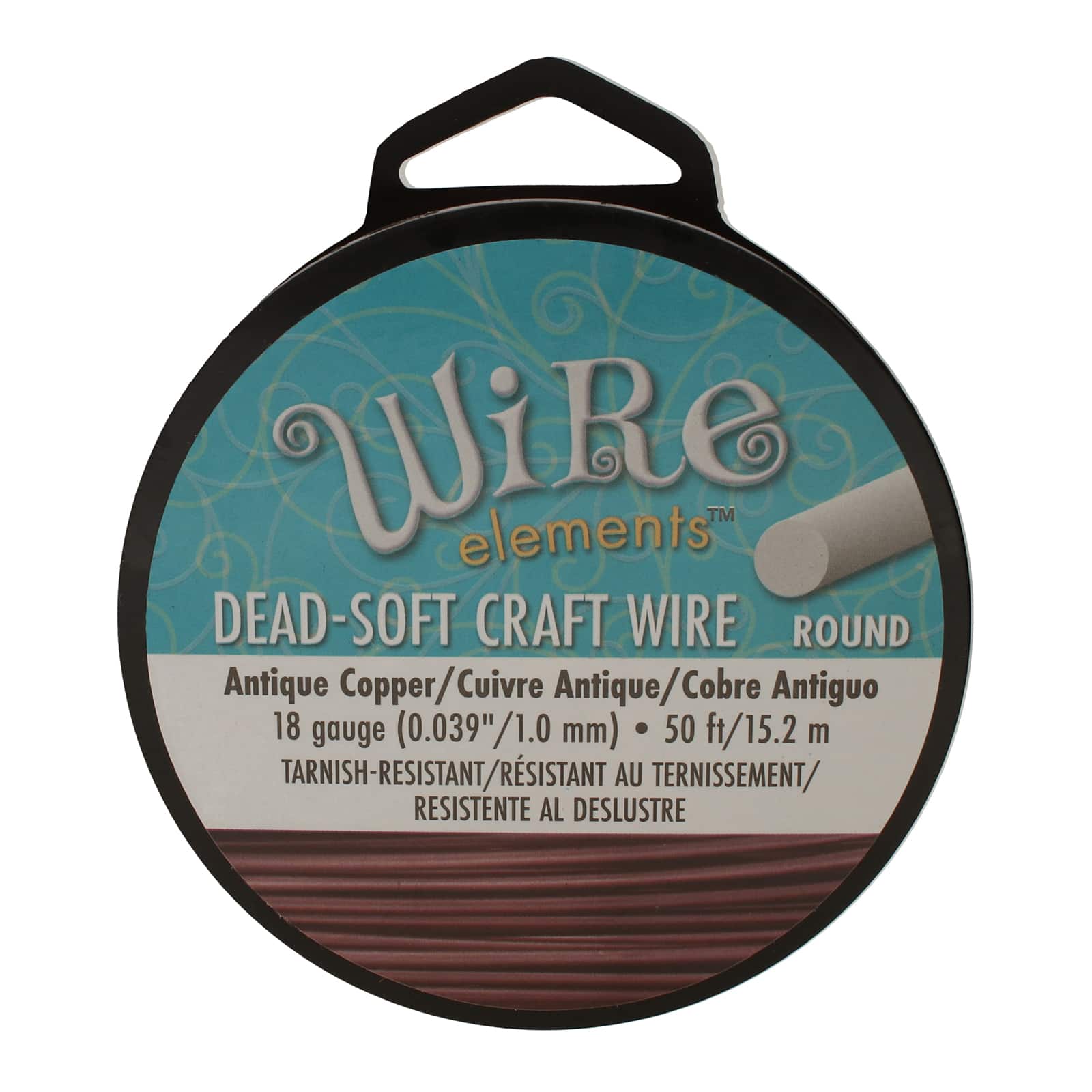The Beadsmith® Wire Elements™ 18 Gauge Tarnish Resistant Soft Temper Wire, 50ft.