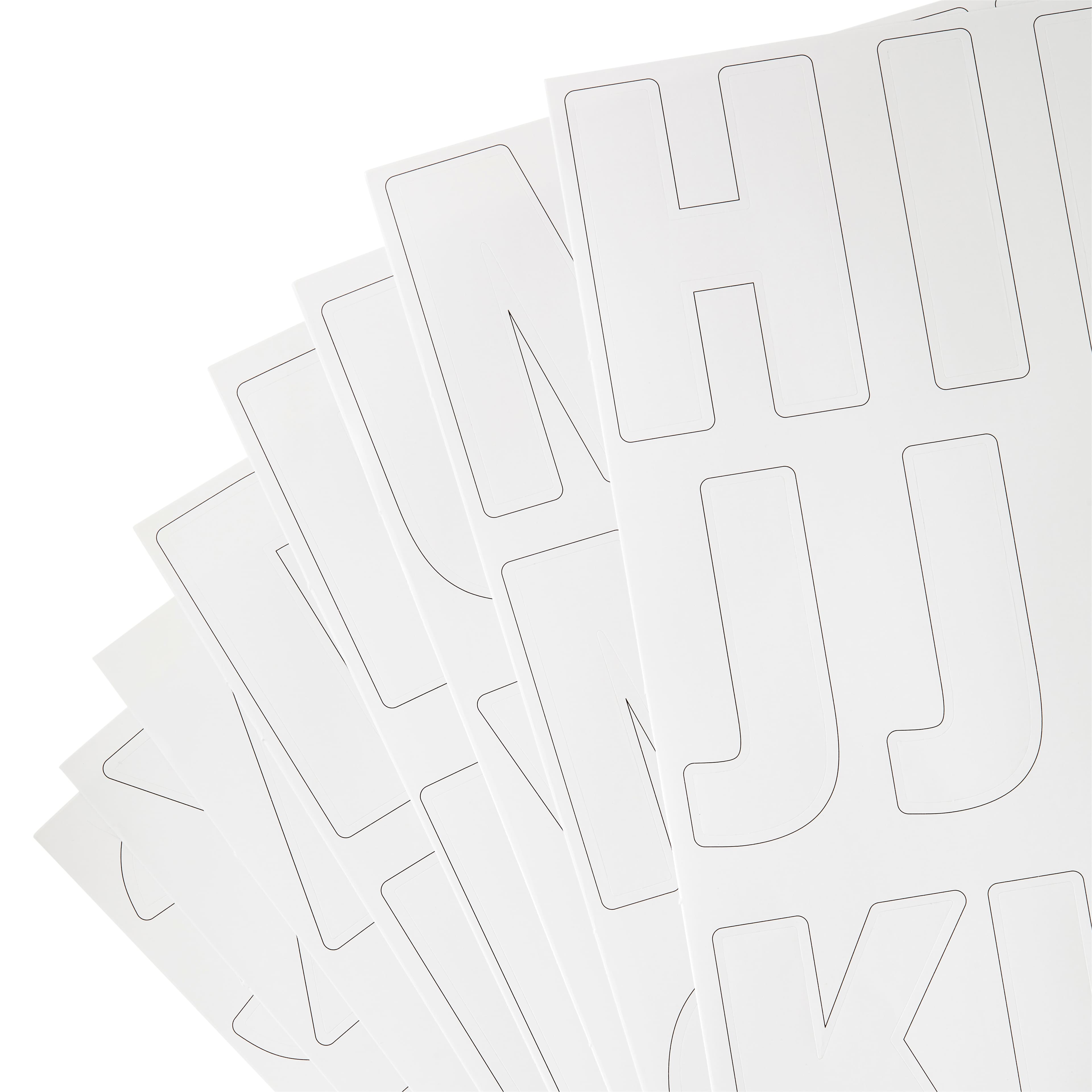 White Alphabet Stickers by Recollections&#x2122;