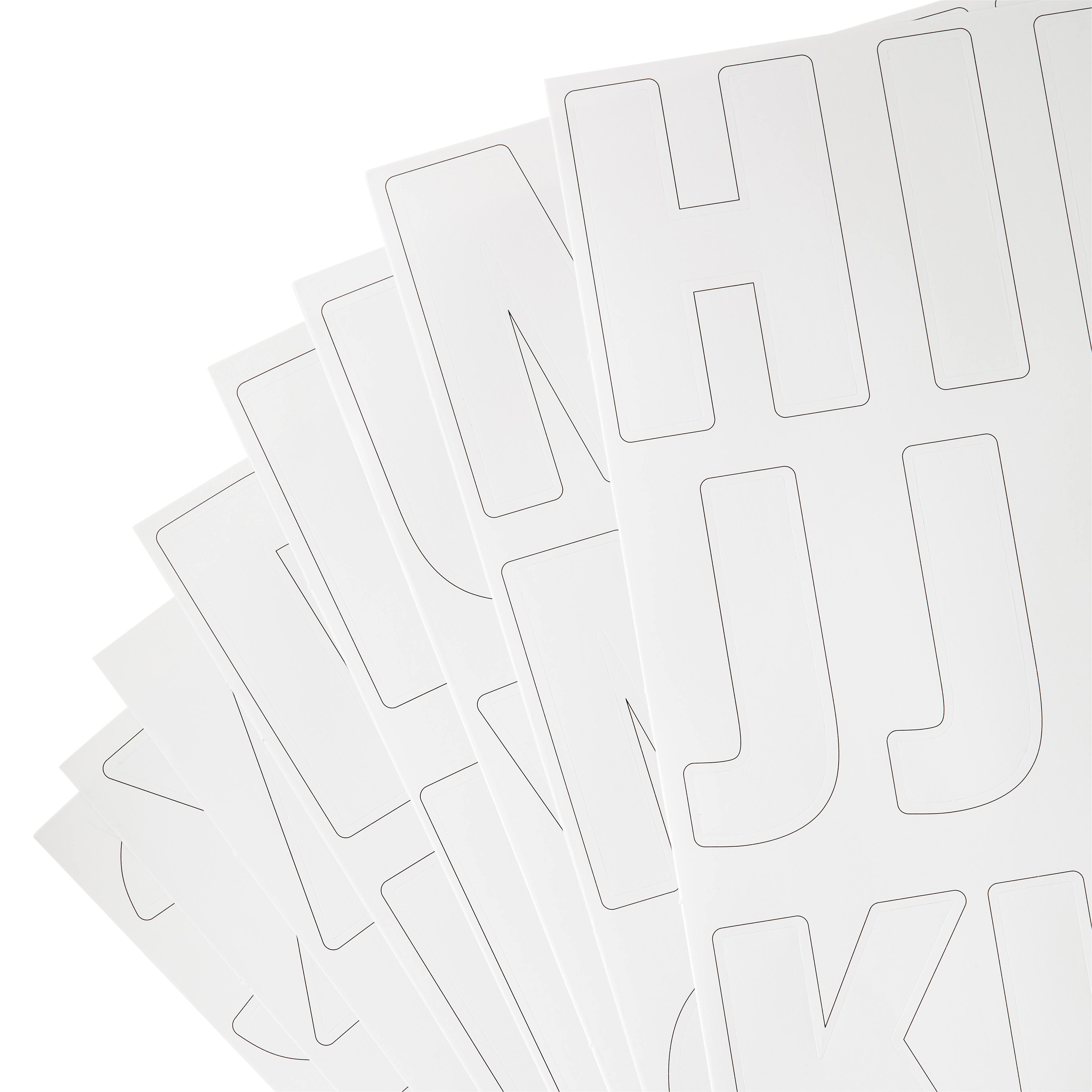 White Alphabet Stickers by Recollections™