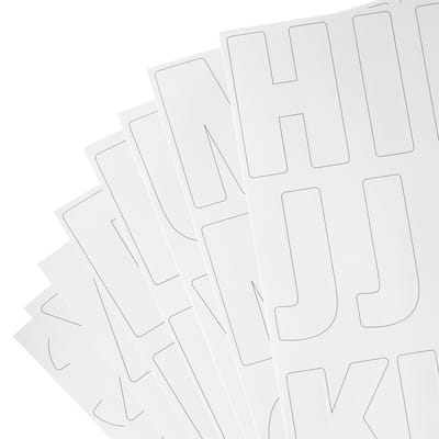 White Alphabet Stickers by Recollections™ | Michaels