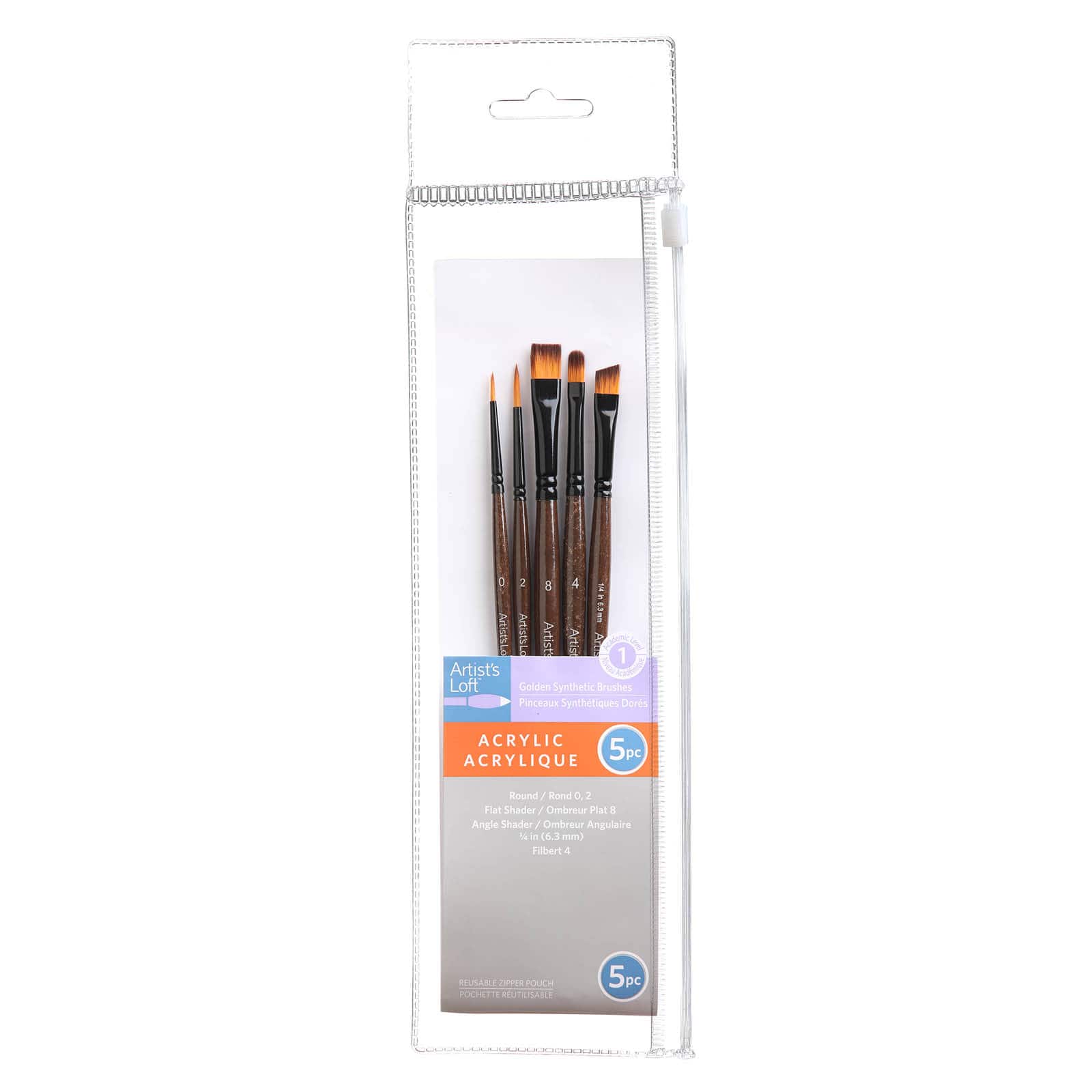 12 Pack: Golden Synthetic Acrylic Brush Set by Artist's Loft™