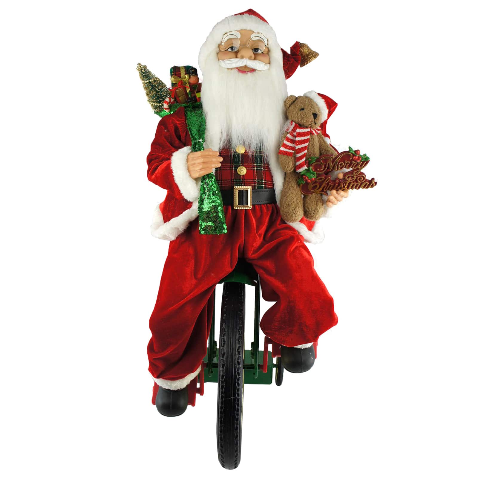 Santa's 36" Animated Tricycle Santa Michaels
