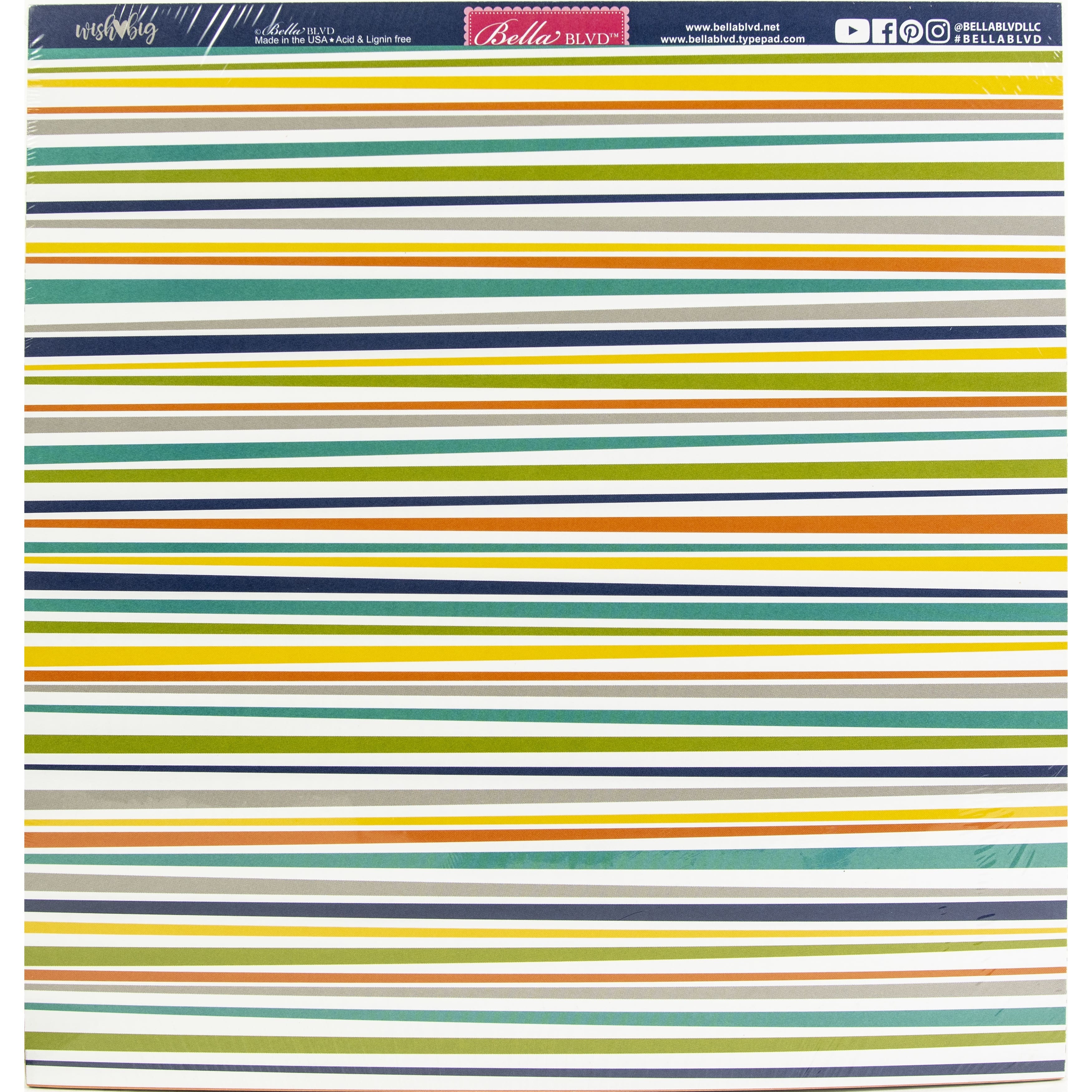 Bella Blvd™ Boy Value Stack Double-Sided Cardstock, 12" x 12"