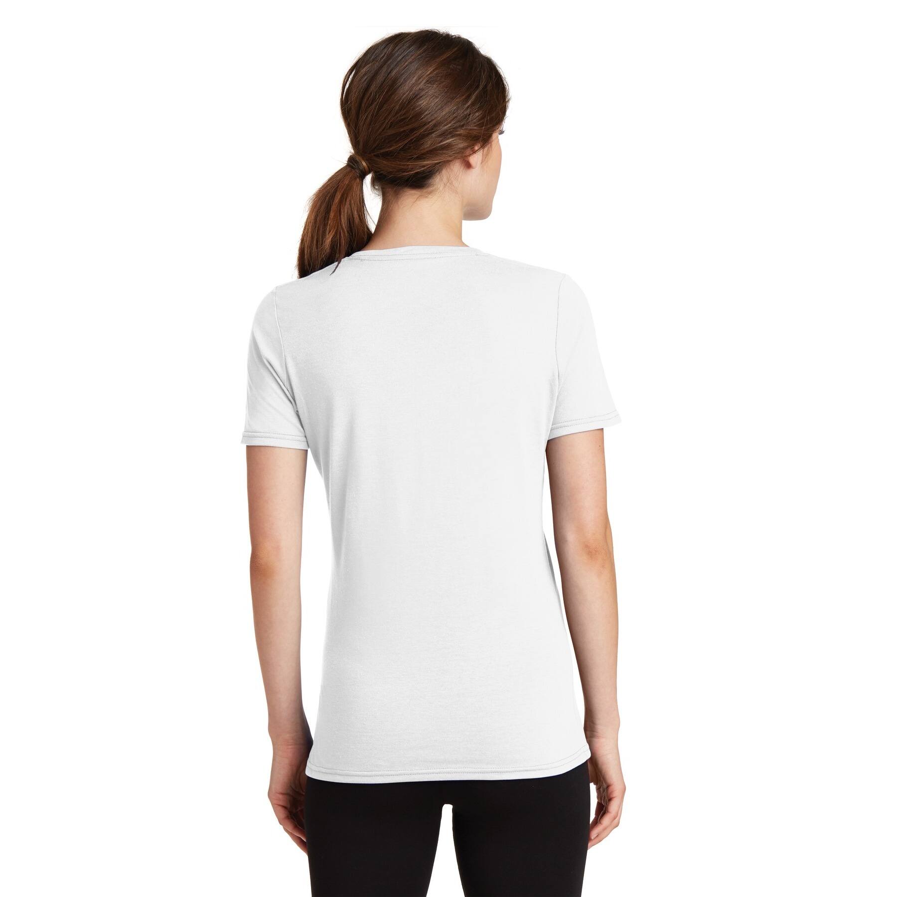 Port & Company® Neutrals Ladies Performance Blend V-Neck T-Shirt