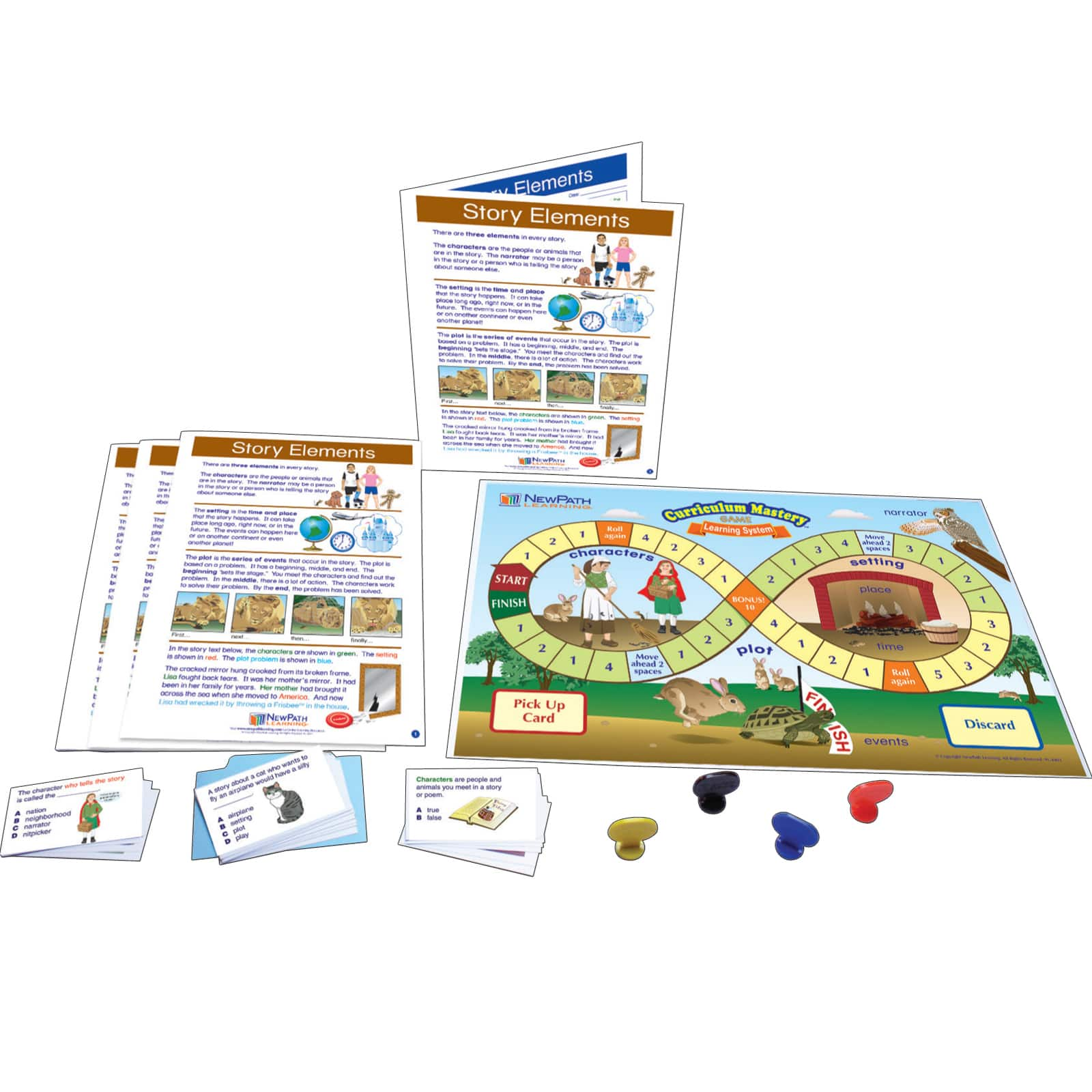 New Path Learning&#xAE; Story Elements Learning Center Game