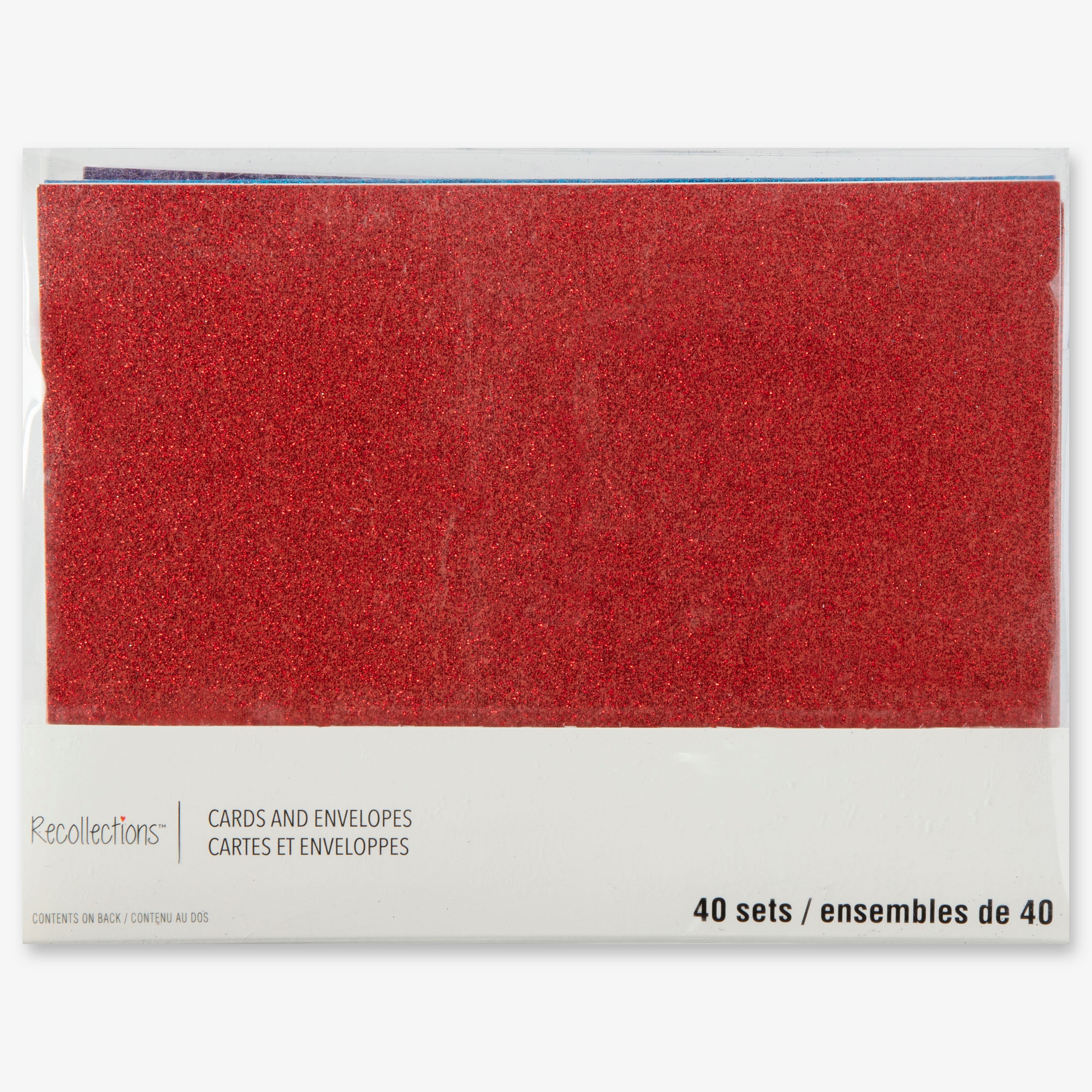 Glitter Rainbow Cards &#x26; Envelopes by Recollections&#x2122;, 5&#x22; x 7&#x22;