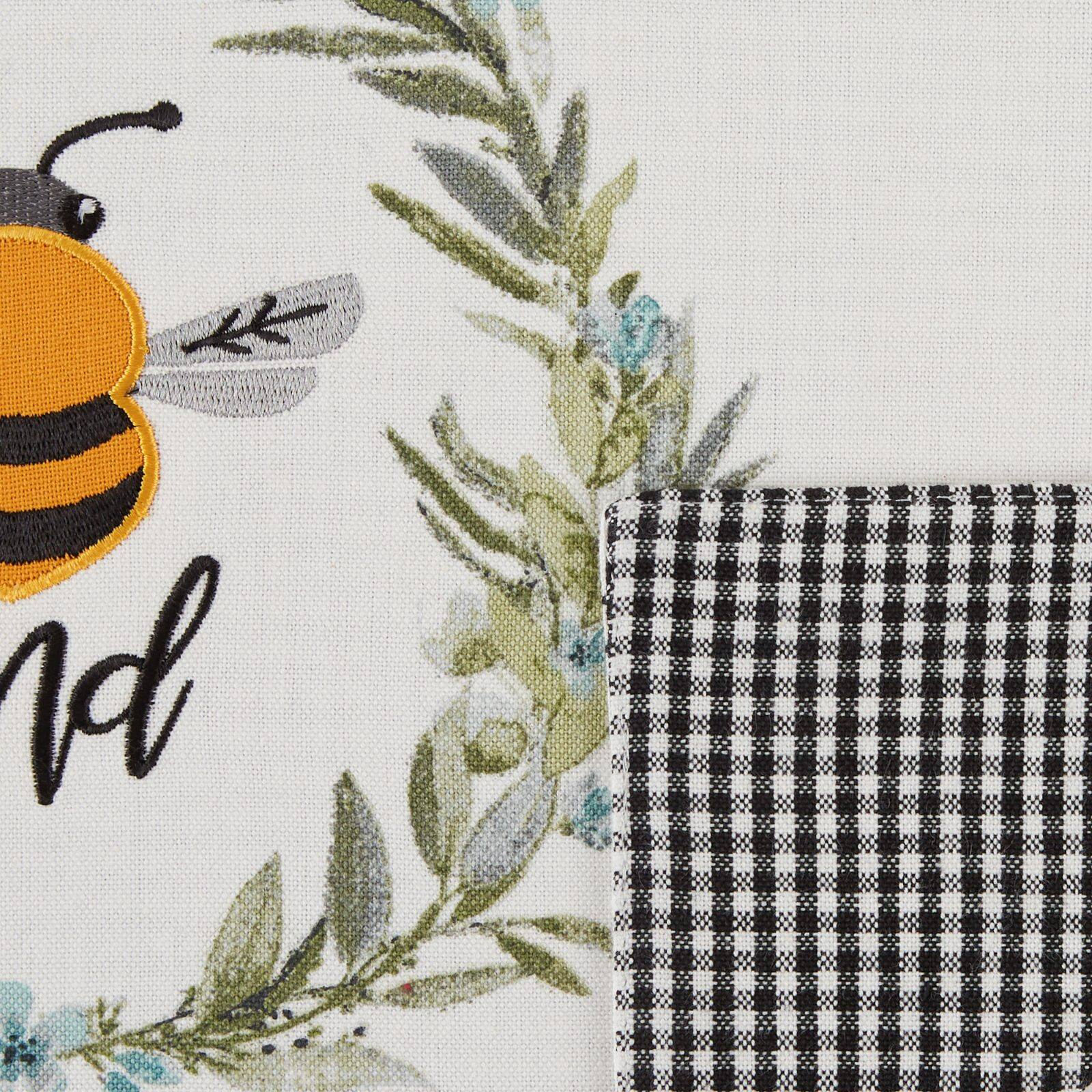 DII® Bee Kind Reversible Embellished Placemats, 6ct. 