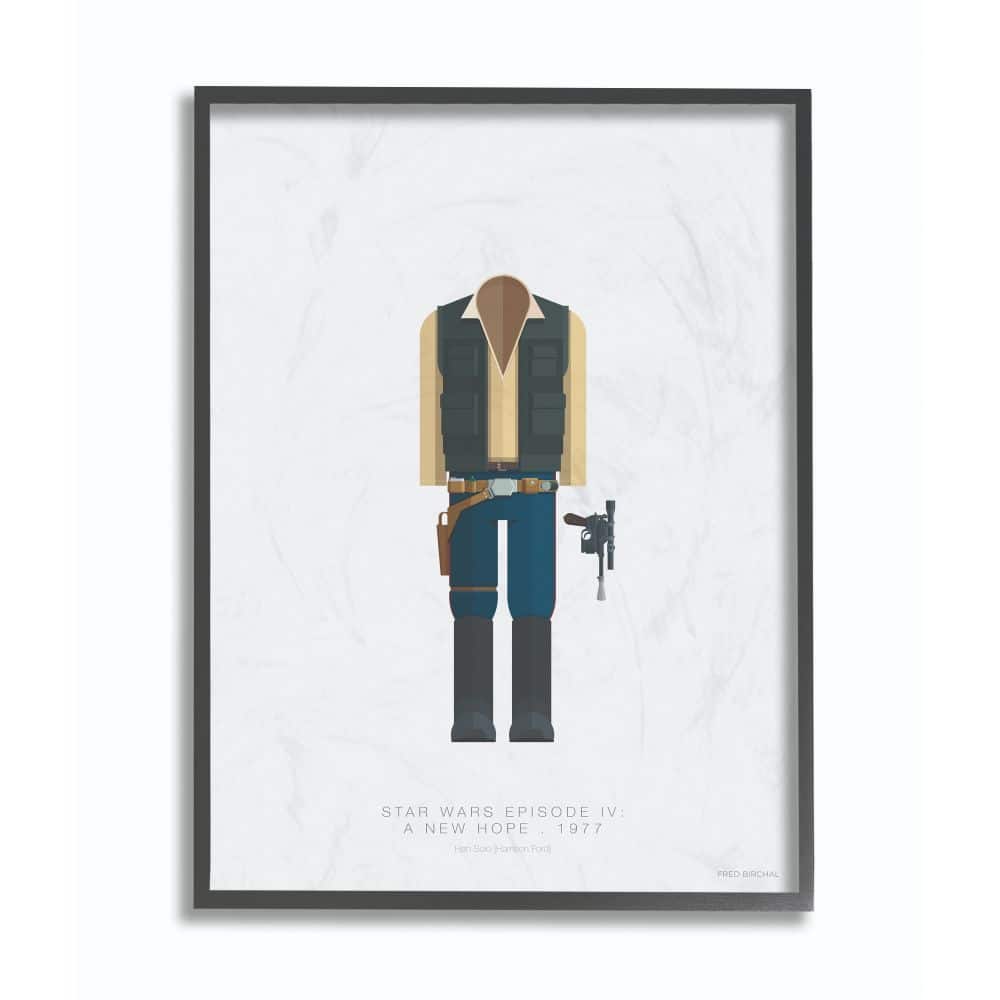 Stupell Industries Star Wars Han Solo Fashion Design Wall Accent with Black  Frame | Michaels, image size:1000x1000