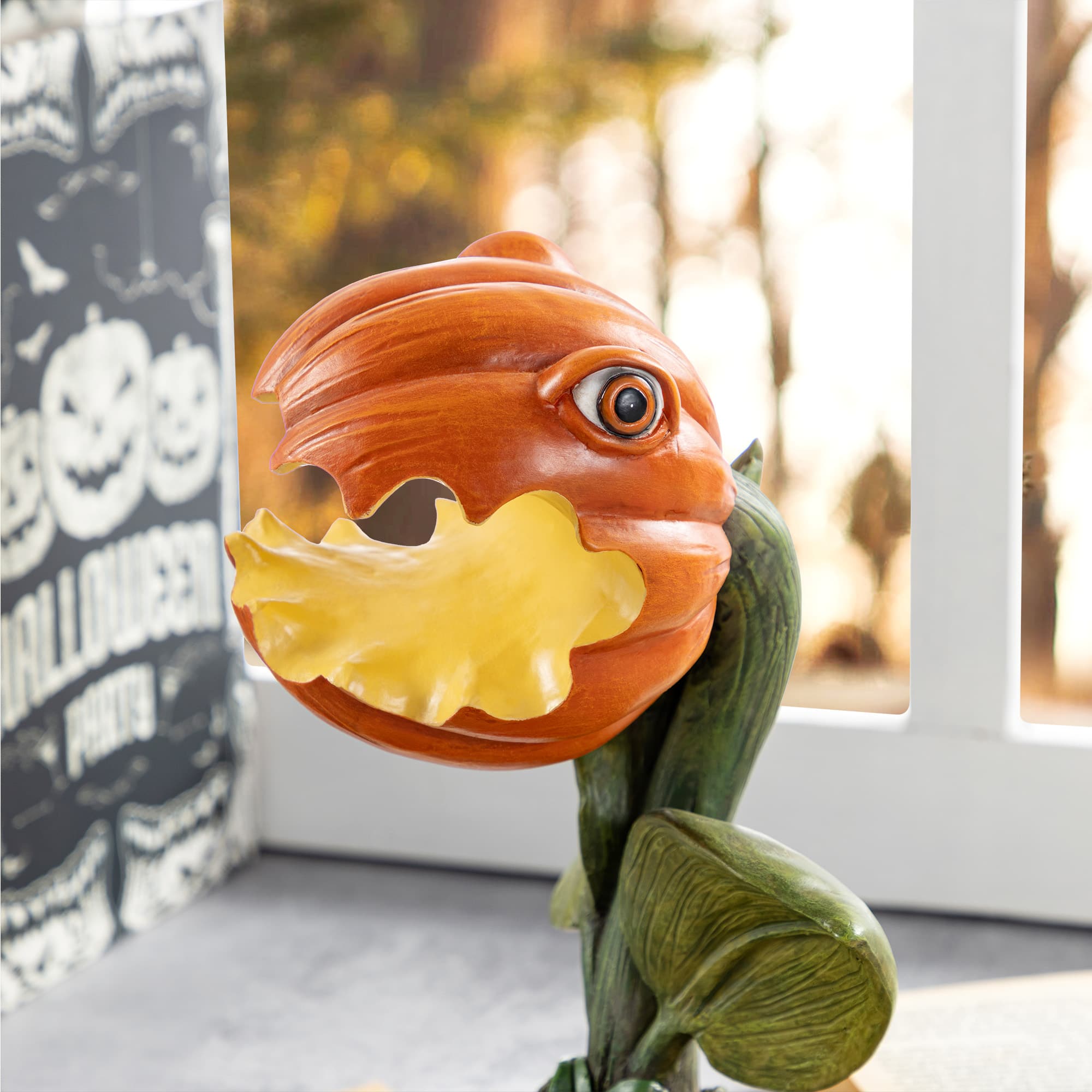 Glitzhome&#xAE; 8.75&#x22;H Halloween Resin Chomper Table Decor