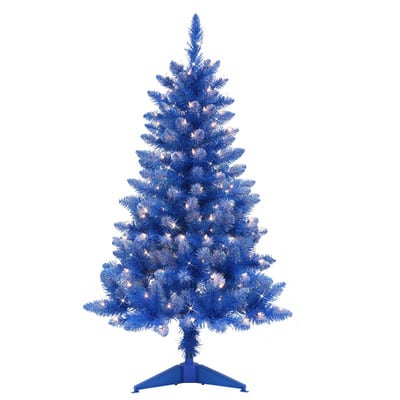 4ft. Pre-Lit Fashion Artificial Christmas Tree, Clear Lights