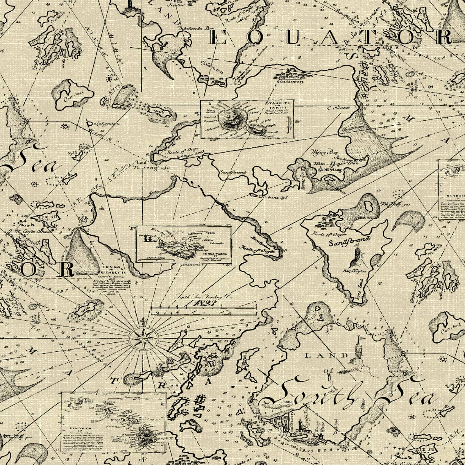 Tommy Bahama® Charted Course Peel & Stick Wallpaper