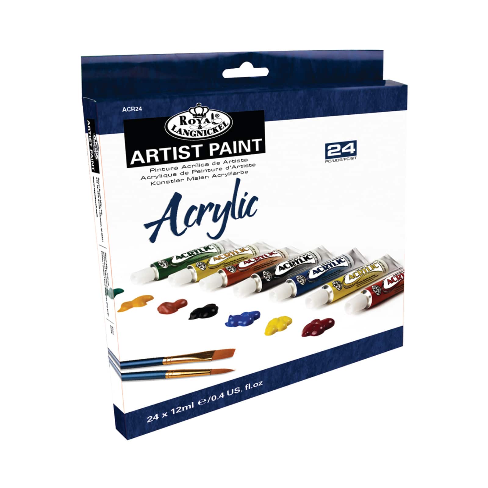 Royal &#x26; Langnickel&#xAE; Acrylic 24 Color Artist Paint Set