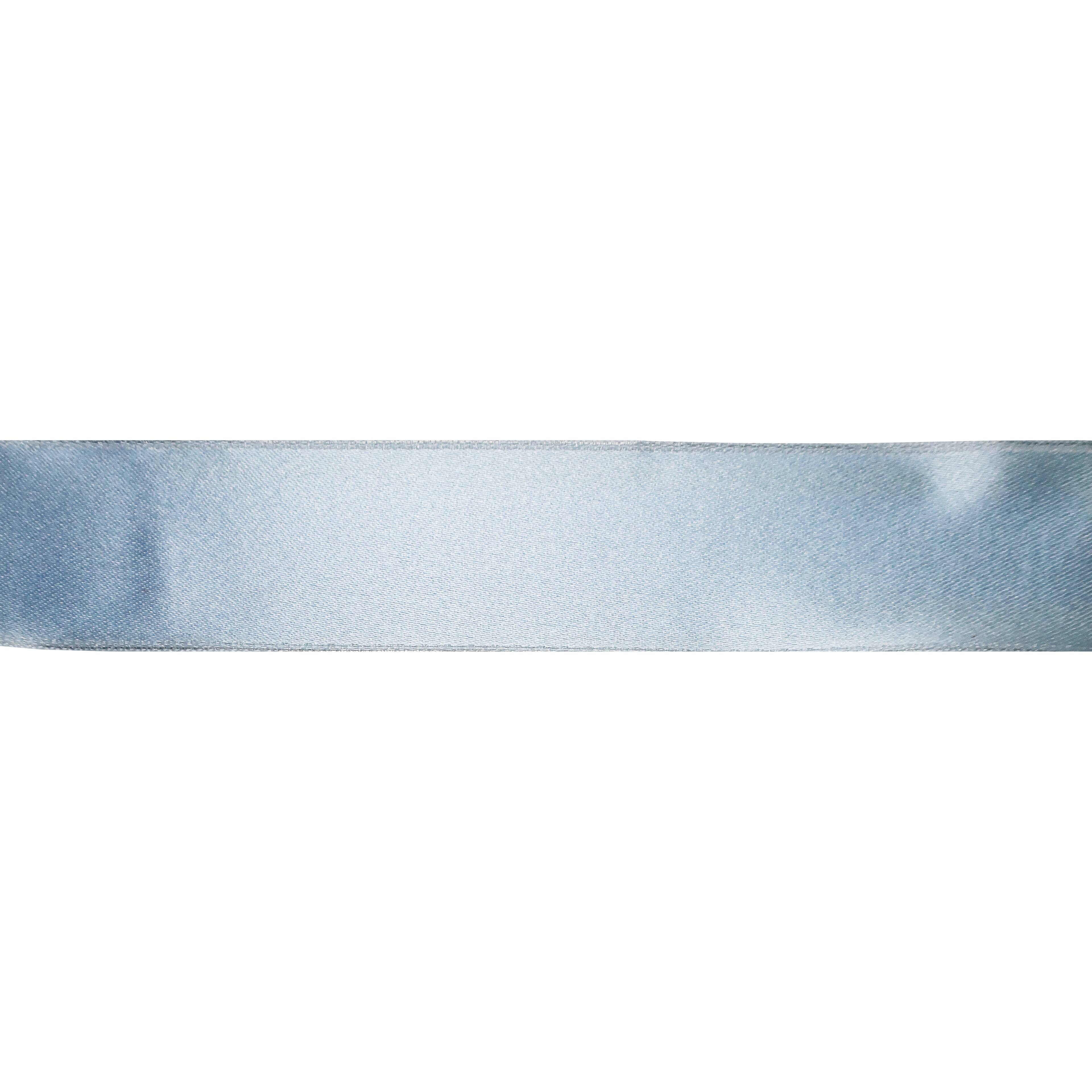 Ruban satin&#xE9; bleu p&#xE2;le avec fil m&#xE9;tallique de 3,8&#xA0;cm x 9,1&#xA0;m de Celebrate It No&#xEB;l 