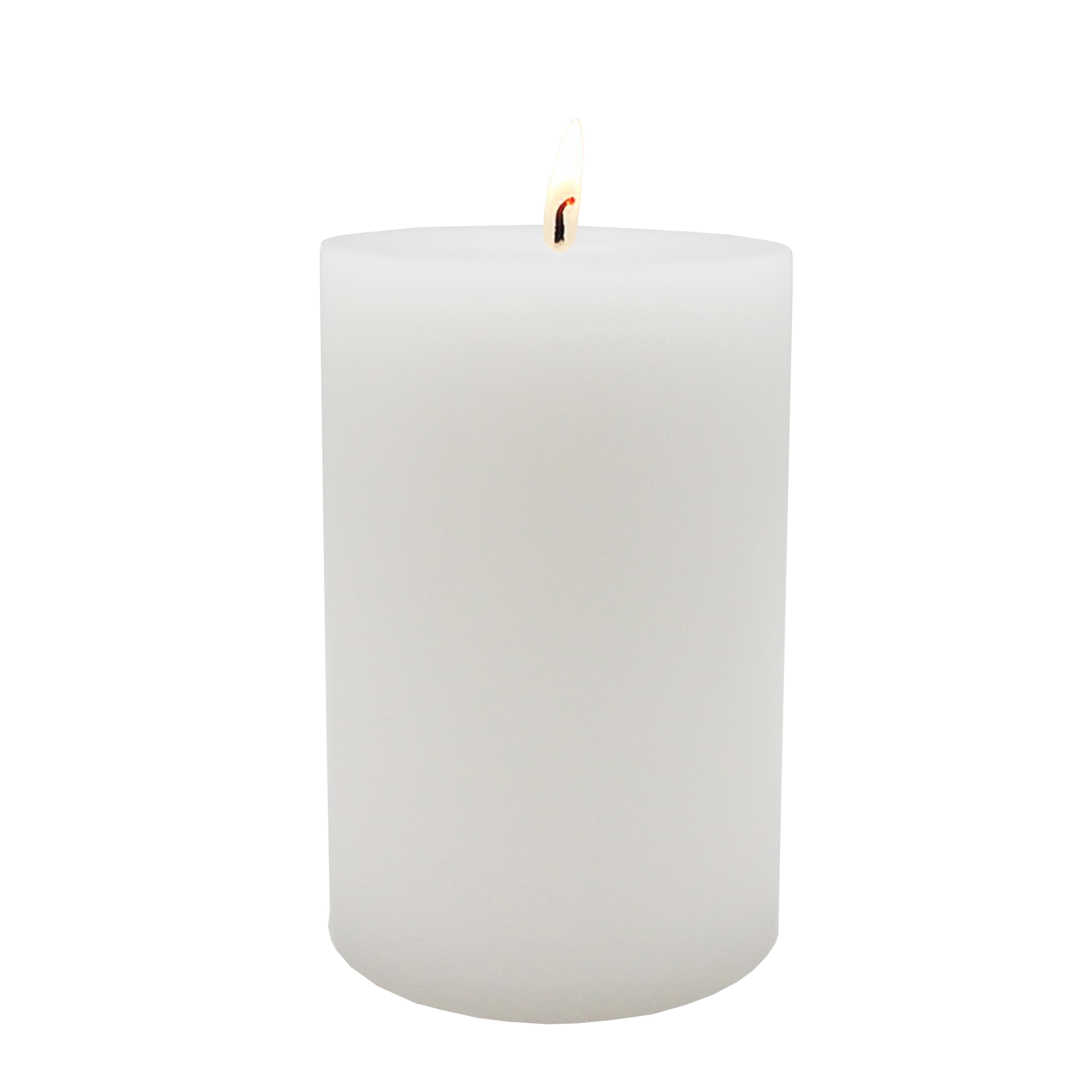 4&#x22; x 6&#x22; White Pillar Candle by Ashland&#xAE;