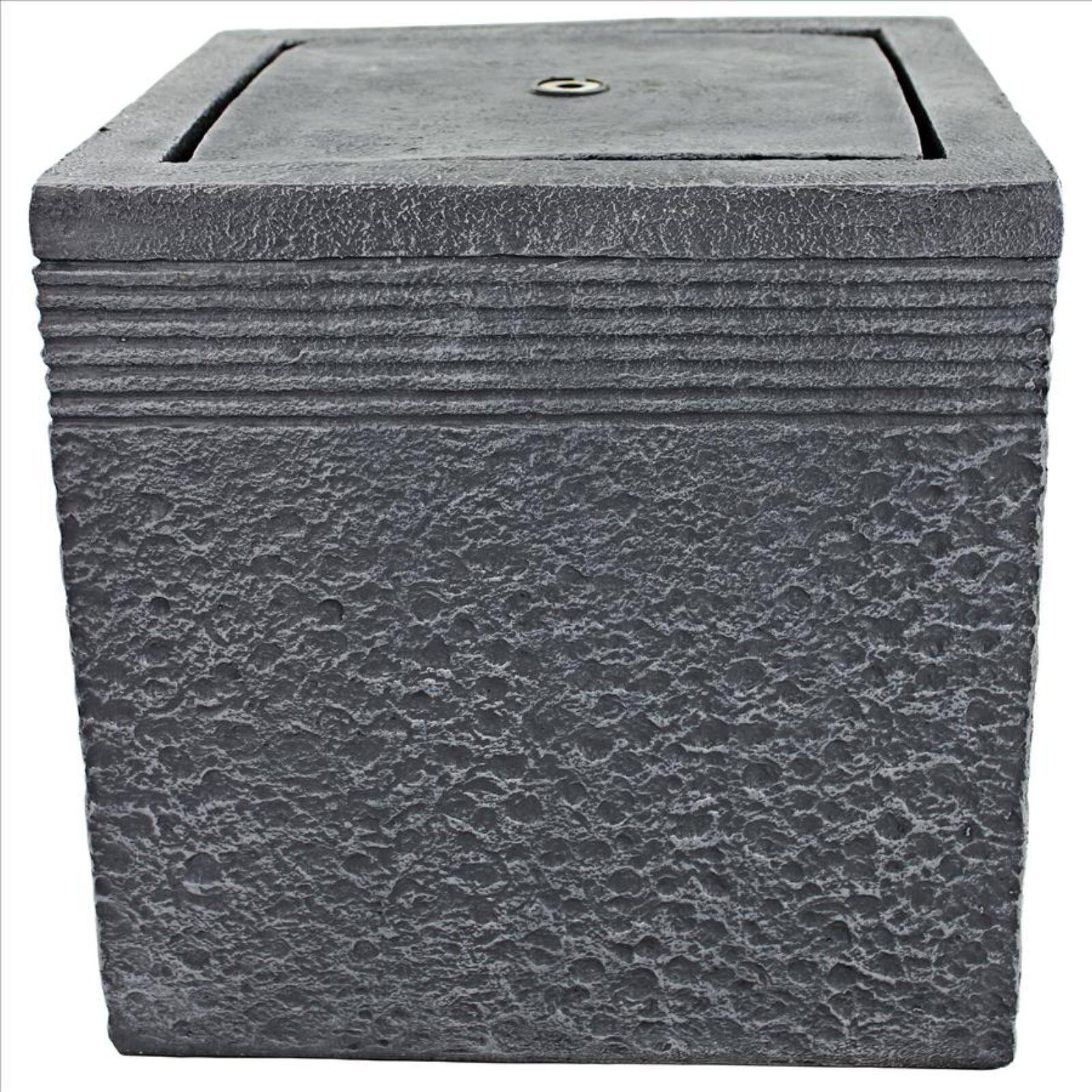 Design Toscano Modern Cube Bubbling Garden Fountain Fountains Michaels