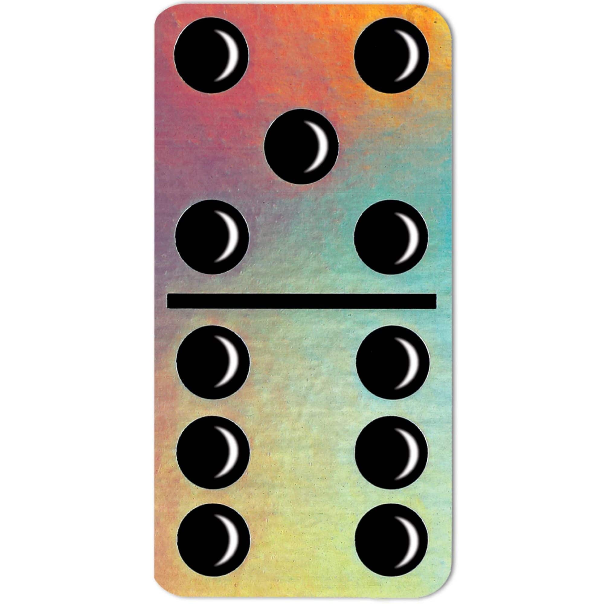 eeBoo Giant Shiny Holographic Foil Dominoes