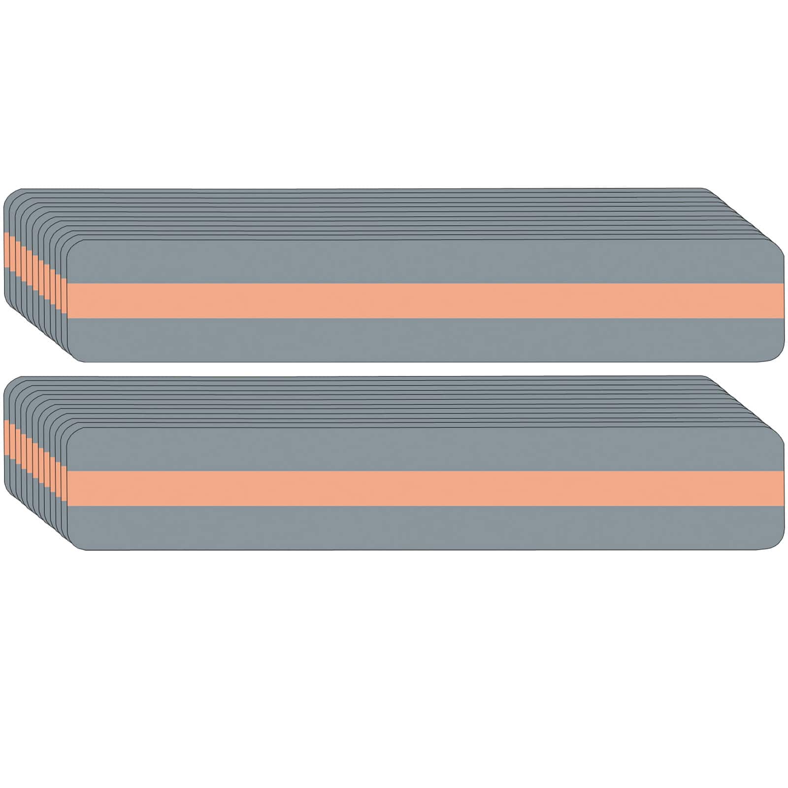 Ashley Productions Peach Sentence Strip Reading Guide, 24ct.