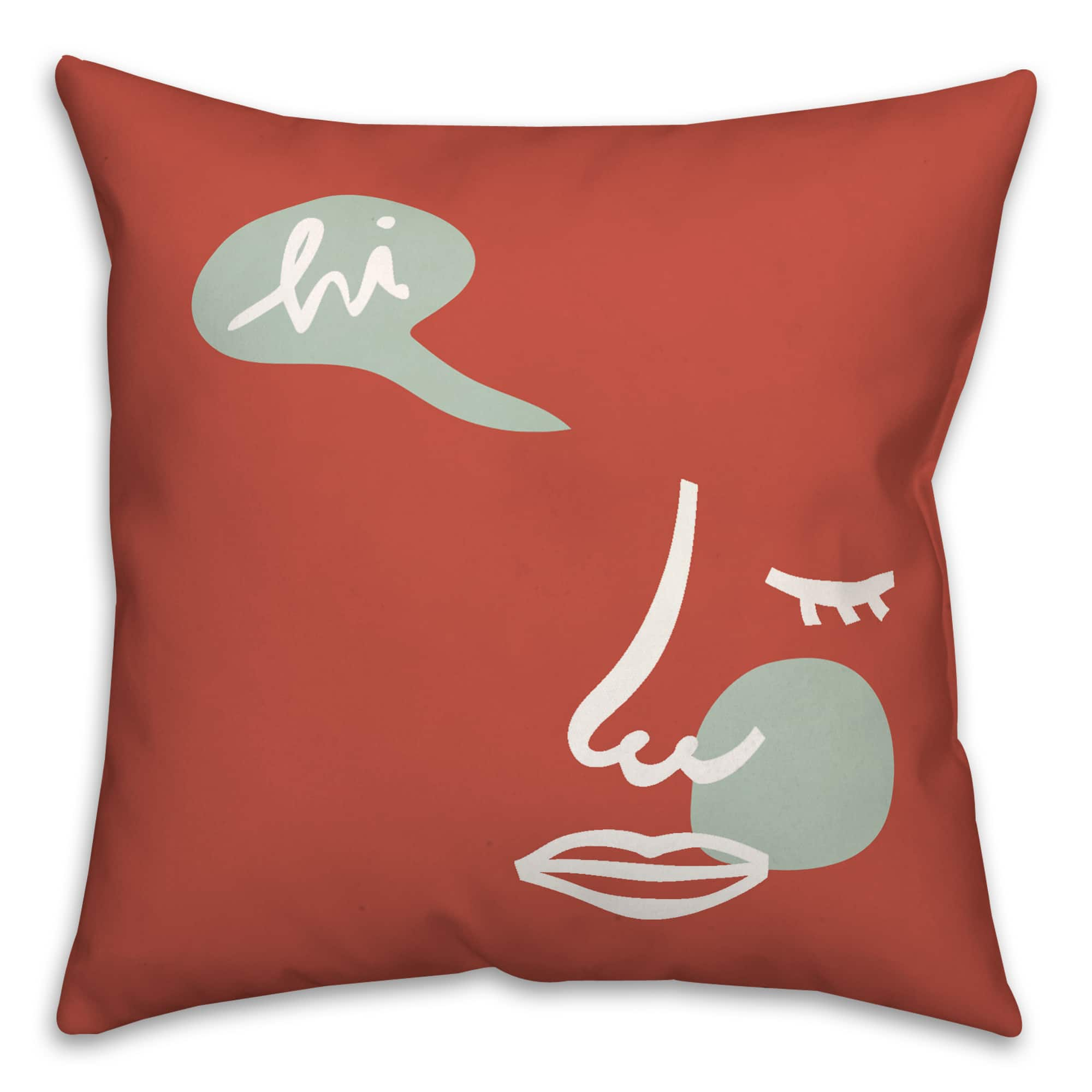 Hi Abstract Figure Throw Pillow | Pillows | Michaels