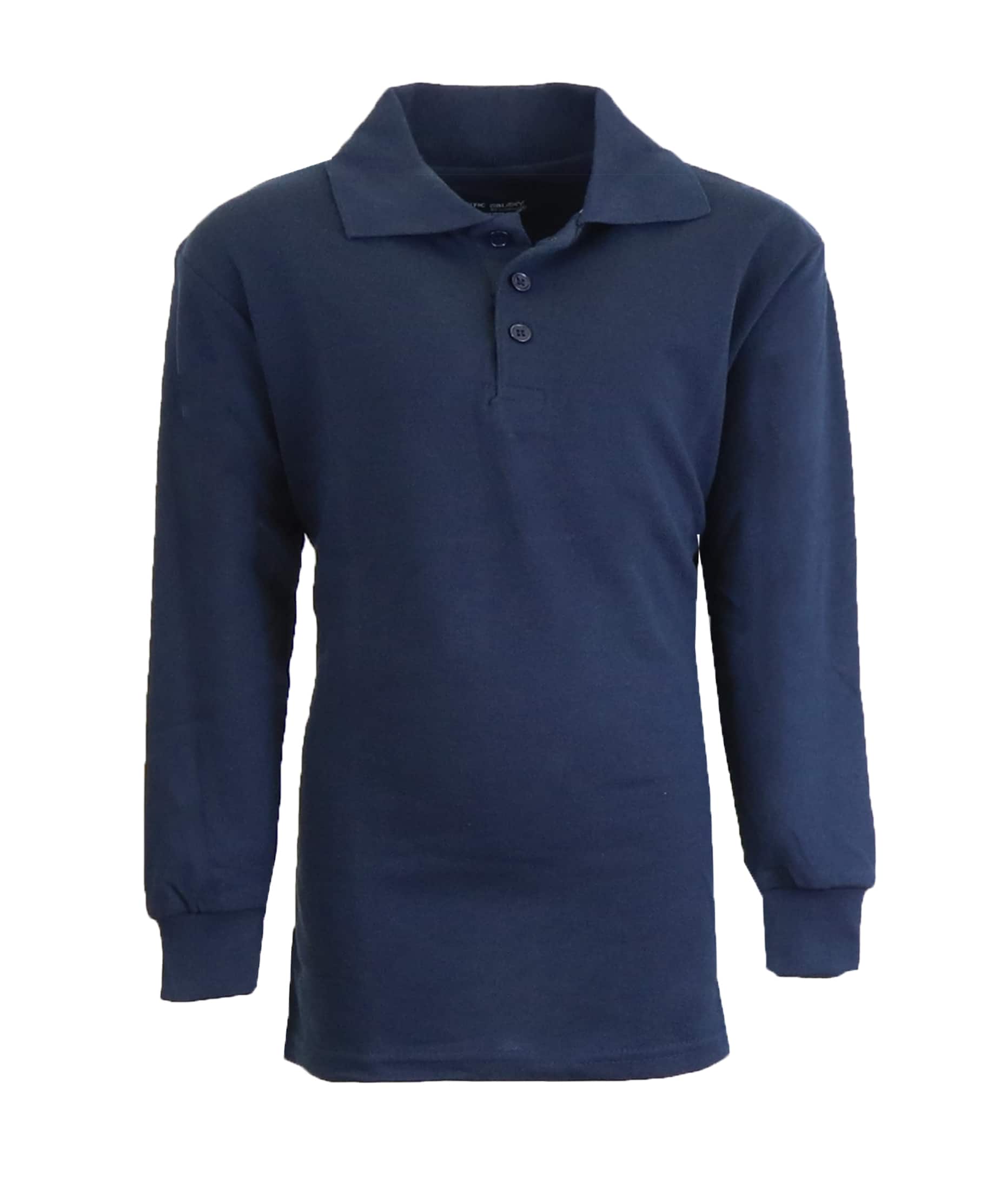 Galaxy by Harvic Long Sleeve Boy&#x27;s School Uniform Pique Polo Shirt