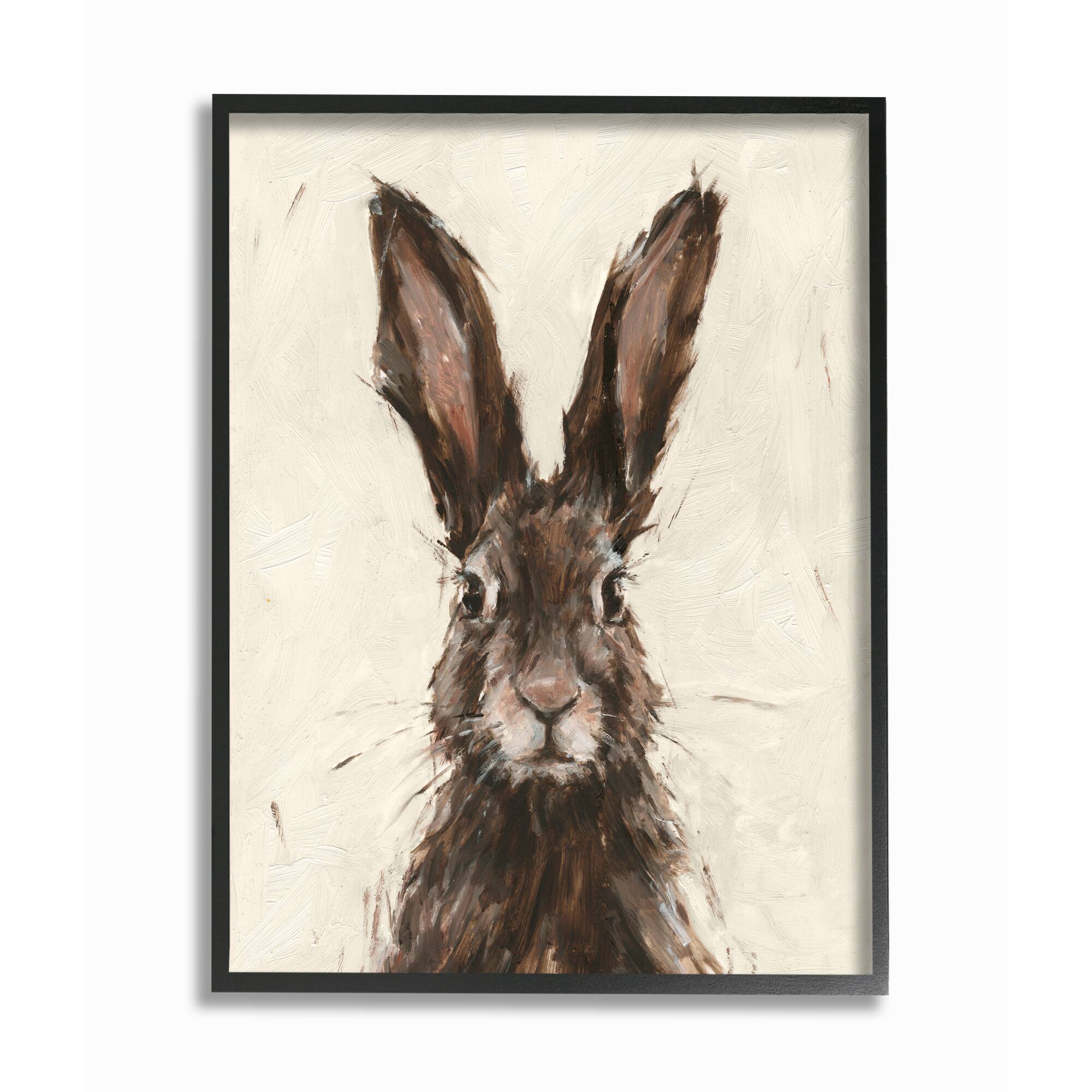 Stupell Industries Brown European Hare Portrait Framed Wall Art | 11" x 14" | Michaels®