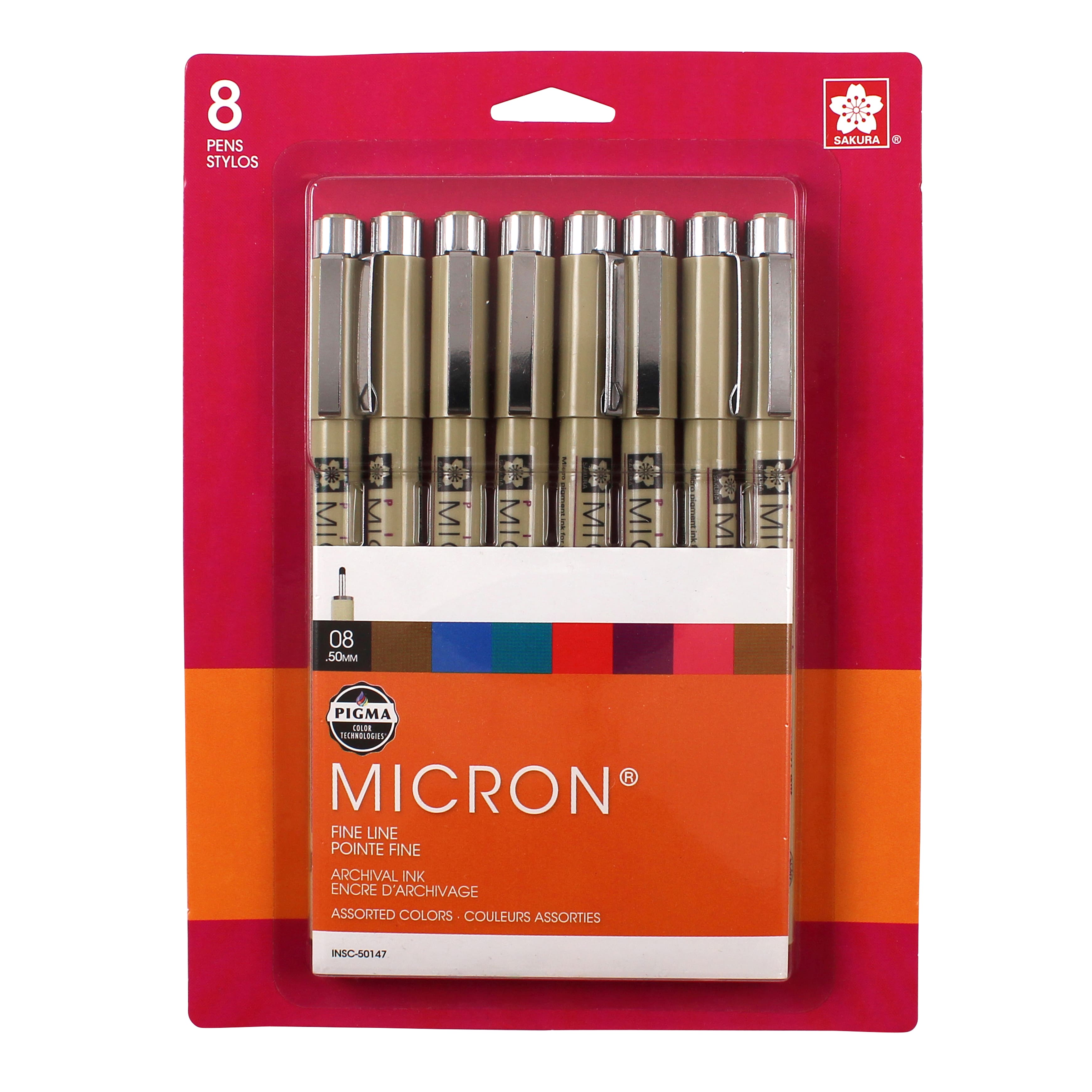 Pigma® Micron™ 08 Fine Line Color Pen Set Michaels