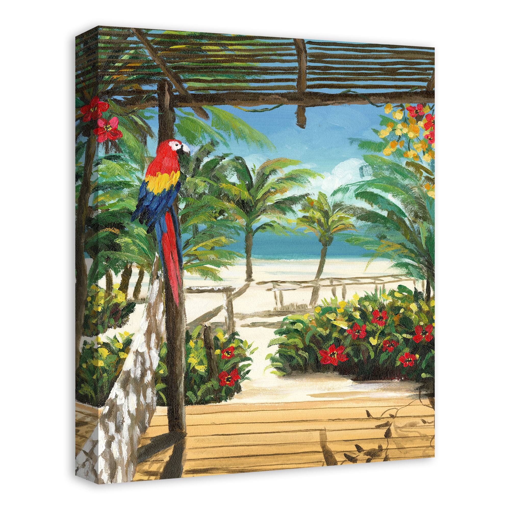 Tropical Porch 16&#x22; x 20&#x22; Canvas Wall Art