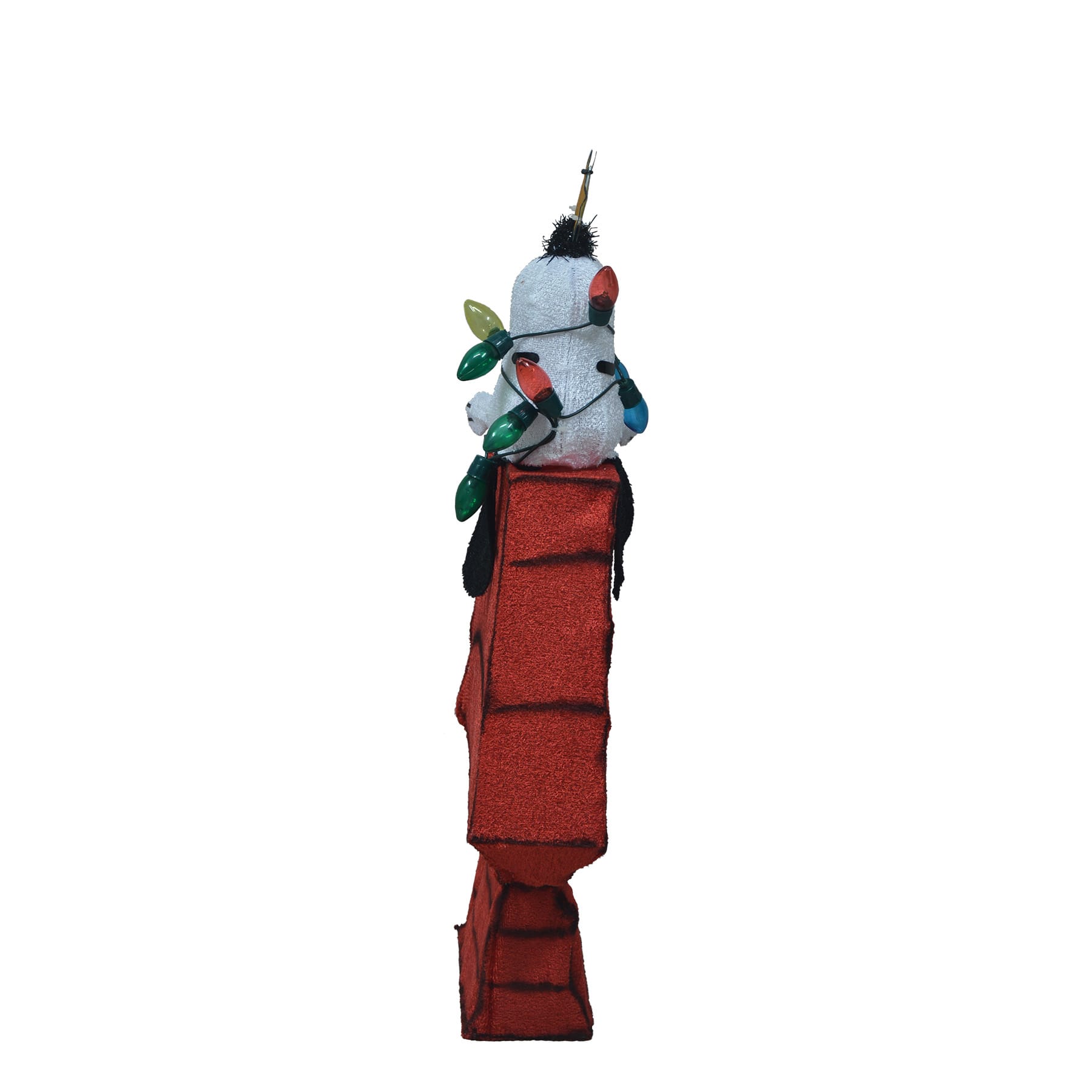 Peanuts&#xAE; 2ft. 3D Pre-Lit Snoopy on Dog House with Star Yard Art