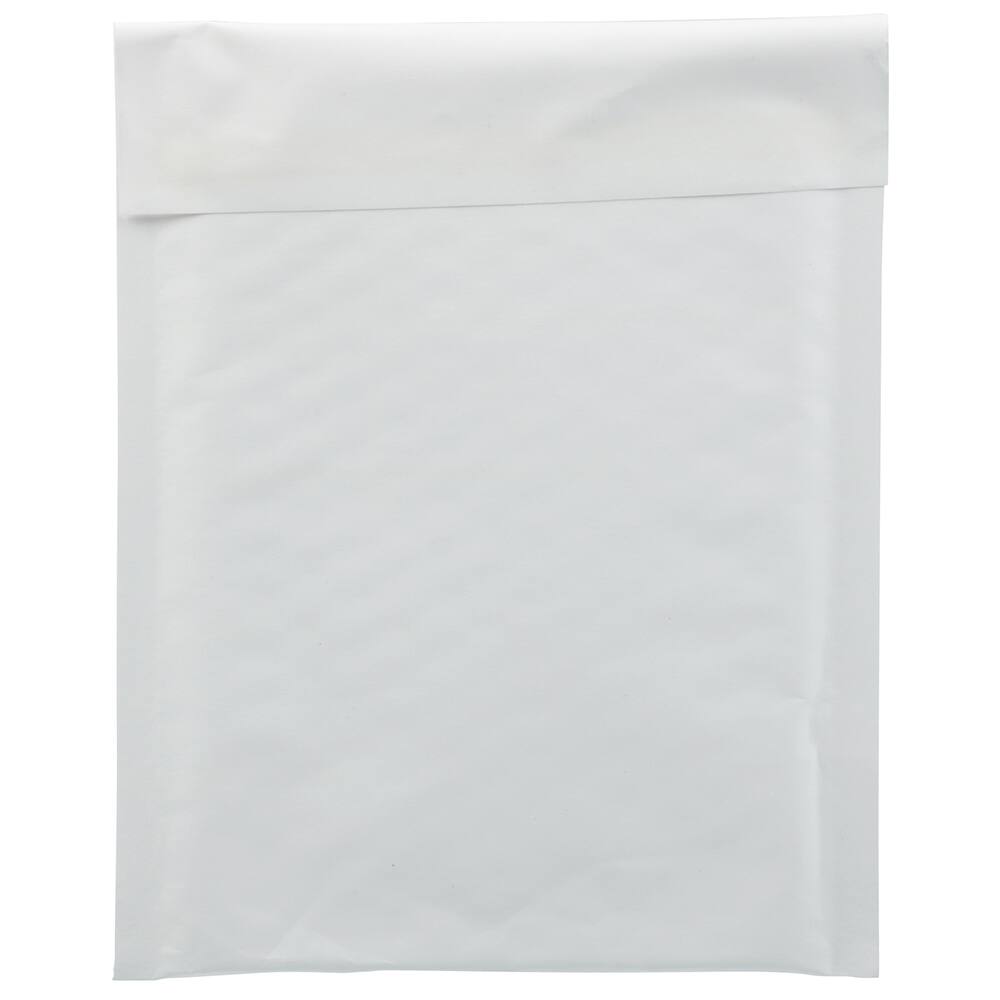 JAM Paper 6&#x22; x 8.5&#x22; White Kraft Bubble Lite Padded Mailers, 25ct.