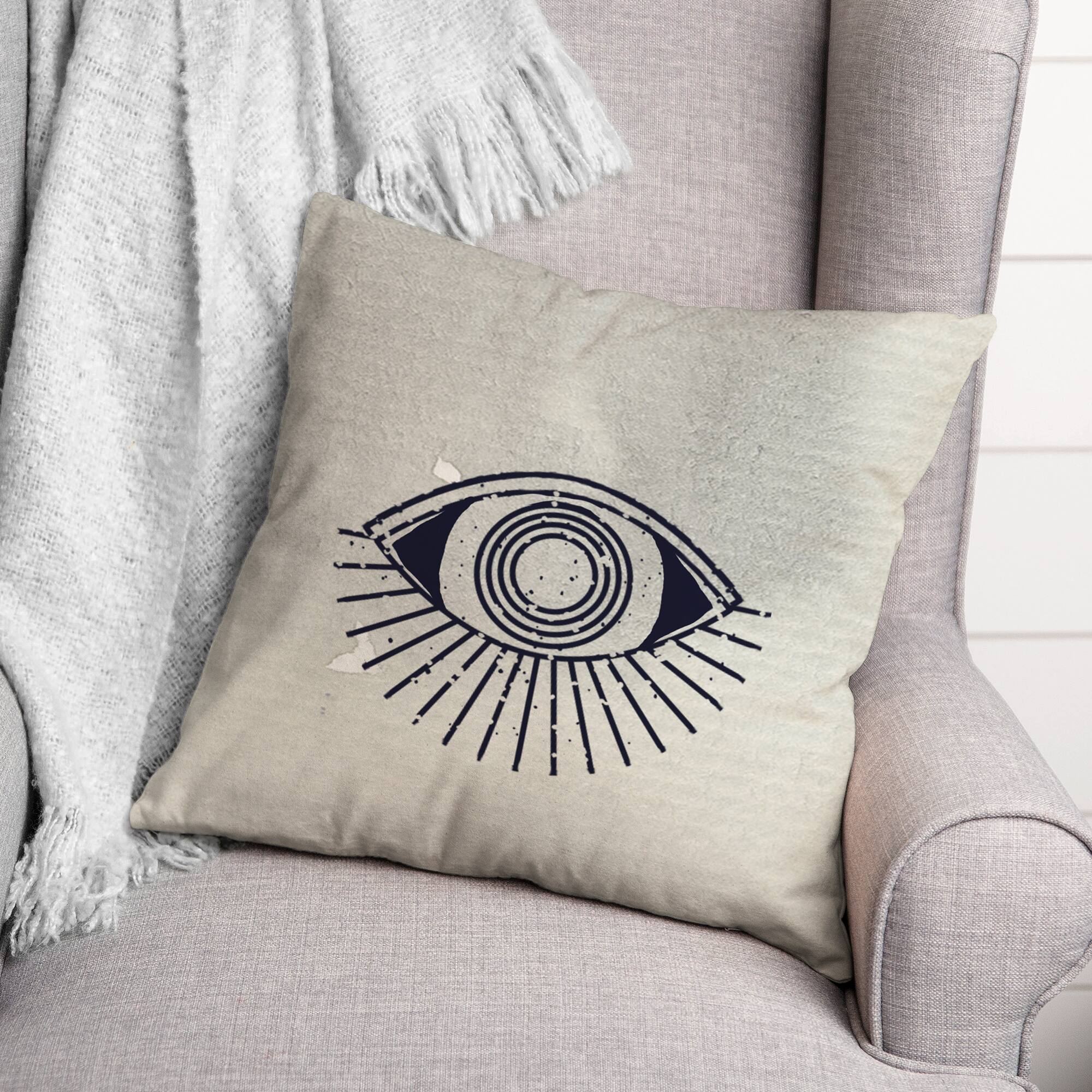 Seeing Eye 2 18" x 18" Throw Pillow
